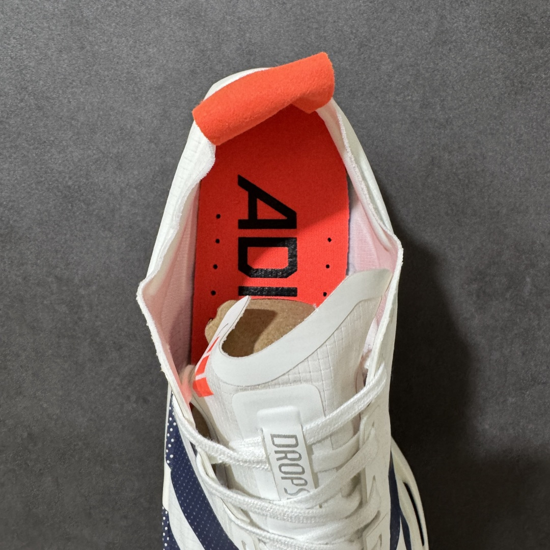 图片[6]-【公司级】Adidas Adizero Dropset Elite 阿迪达斯 舒适贴合 Hyrox 马拉松训练跑步鞋 整体采用前作的设计语言 并且对后者的细节进行升级 马拉松和长距离路跑的性能极限设计而生 货号：LA6215 尺码：40 41 42 43 44 45-选品中心