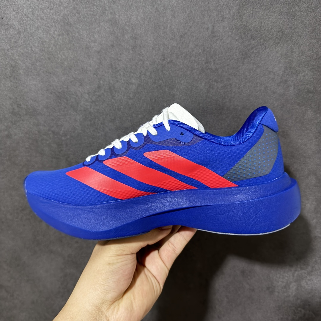 图片[2]-【公司级】Adidas Adizero Evo SL WOVEN M阿迪超轻透气缓震跑鞋 #以令人难以置信的138克重量，刷新了跑鞋轻量化的记录，阿迪在材料科学和工艺技术上的深厚积累。 #全新鞋款采用Lightweight Upper材料，让穿着者几乎能够体验到一种\”裸足\”的感觉 货号： JQ4443 尺码：36 36.5 37 38 38.5 39 40 40.5 41 42 42.5 43 44 44.5 45-选品中心