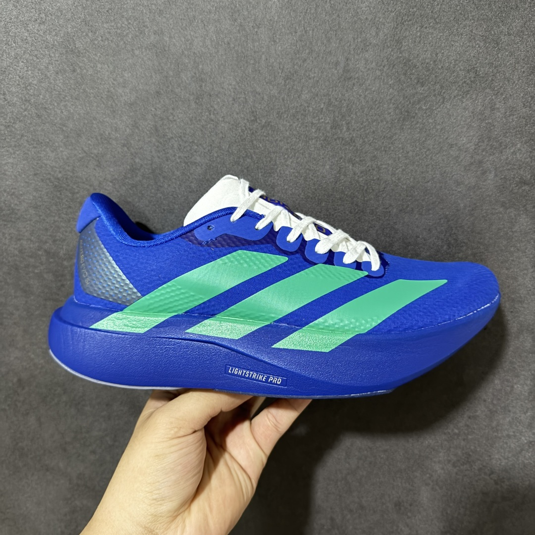 【公司级】Adidas Adizero Evo SL WOVEN M阿迪超轻透气缓震跑鞋 #以令人难以置信的138克重量，刷新了跑鞋轻量化的记录，阿迪在材料科学和工艺技术上的深厚积累。 #全新鞋款采用Lightweight Upper材料，让穿着者几乎能够体验到一种\