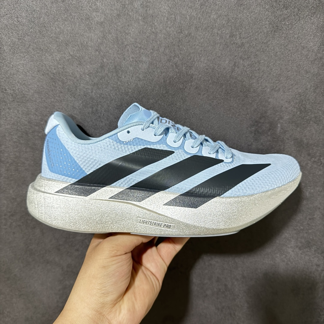 【公司级】Adidas Adizero Evo SL WOVEN M阿迪超轻透气缓震跑鞋 #以令人难以置信的138克重量,刷新了跑鞋轻量化的记录,阿迪在材料科学和工艺技术上的深厚积累。 #全新鞋款采用Lightweight Upper材料,让穿着者几乎能够体验到一种\