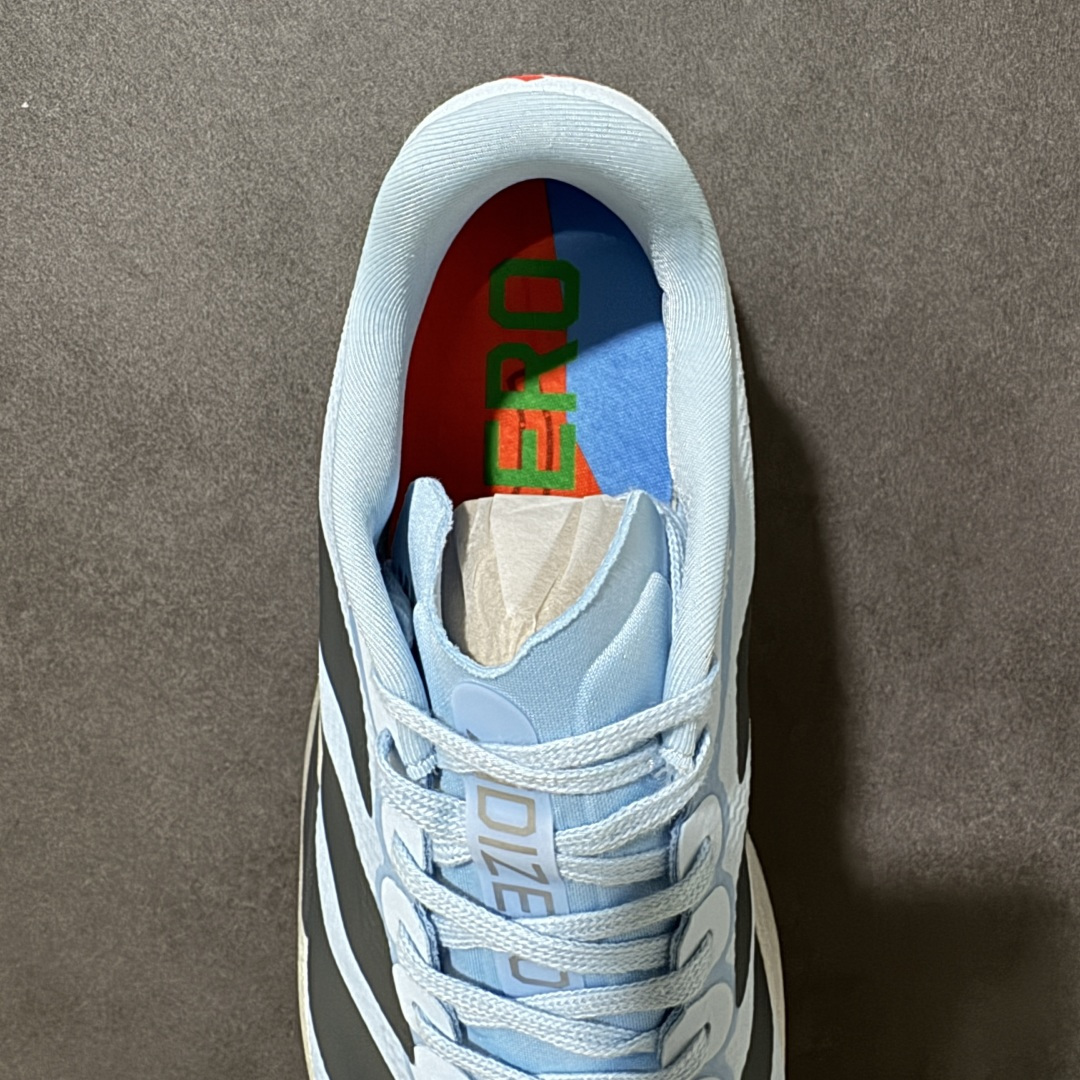 图片[6]-【公司级】Adidas Adizero Evo SL WOVEN M阿迪超轻透气缓震跑鞋 #以令人难以置信的138克重量，刷新了跑鞋轻量化的记录，阿迪在材料科学和工艺技术上的深厚积累。 #全新鞋款采用Lightweight Upper材料，让穿着者几乎能够体验到一种\”裸足\”的感觉 货号： KI1491 尺码：36 36.5 37 38 38.5 39 40 40.5 41 42 42.5 43 44 44.5 45-选品中心