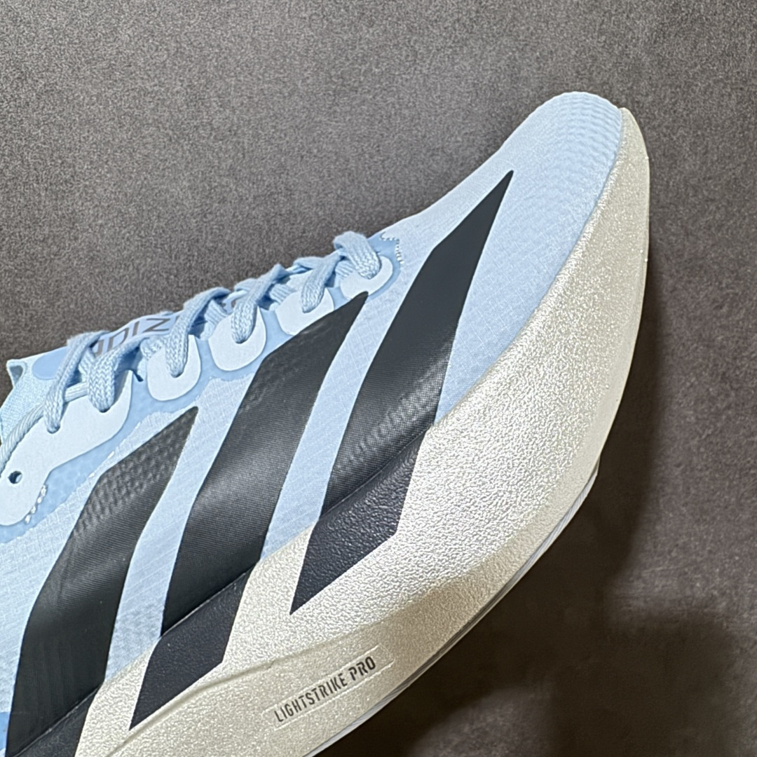 图片[8]-【公司级】Adidas Adizero Evo SL WOVEN M阿迪超轻透气缓震跑鞋 #以令人难以置信的138克重量，刷新了跑鞋轻量化的记录，阿迪在材料科学和工艺技术上的深厚积累。 #全新鞋款采用Lightweight Upper材料，让穿着者几乎能够体验到一种\”裸足\”的感觉 货号： KI1491 尺码：36 36.5 37 38 38.5 39 40 40.5 41 42 42.5 43 44 44.5 45-选品中心