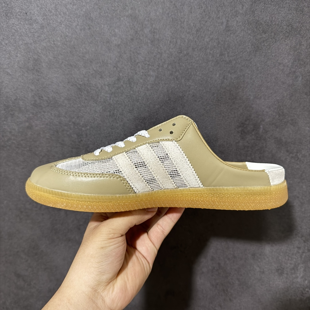 图片[2]-【公司级】Adidas Originals Samba OG Mule 镂空编织 桑巴舞系列 阿迪达斯 三叶草 低帮休闲半拖 货号： HP5054 尺码： 35.5 36 36.5 37 38 38.5 39 40 40.5 41 42 42.5 43 44 45-选品中心