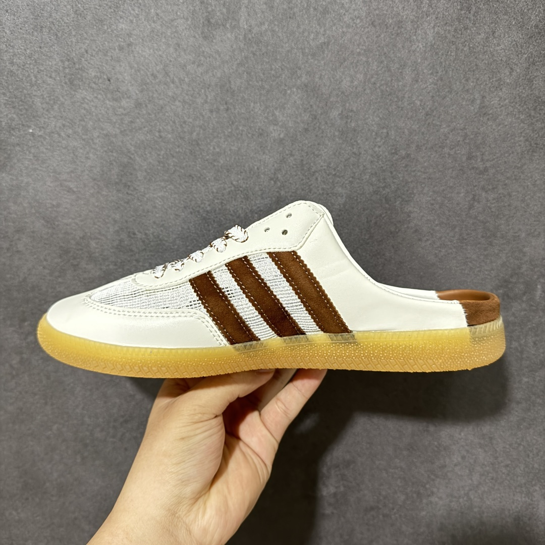 图片[2]-【公司级】Adidas Originals Samba OG Mule 镂空编织 桑巴舞系列 阿迪达斯 三叶草 低帮休闲半拖 货号： HP5050 尺码： 35.5 36 36.5 37 38 38.5 39 40 40.5 41 42 42.5 43 44 45-选品中心