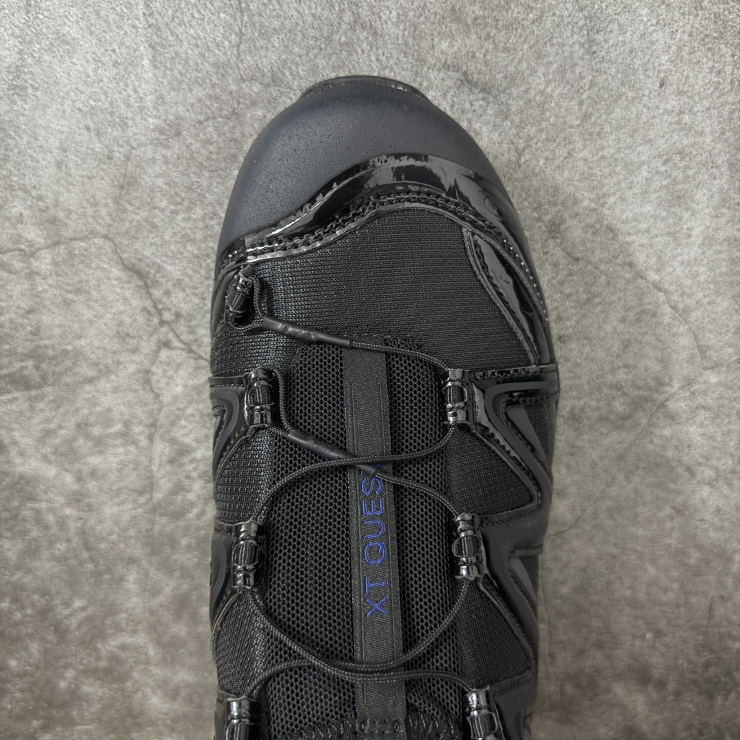 图片[5]-【纯原X版】SALOMON XT-Quest 萨洛蒙潮流越野机能户外功能鞋 454494 全新版本出货 好货不怕晚 品质 细节 材料都是肉眼可以见！ 售前售后也是其它工厂无法匹敌！ 纯原外贸平台特供订单 耗时半年巨作 全套原纸板楦头开发 原厂特供网布配套加持 确保原汁原味 完美呈现版型 原档数据独家私模五层组合大底 原装Ortholite轻量化鞋垫 中底布带钢印编号 原厂TPU锁扣 进口港宝加持 后跟自然饱满 还原公司包裹性 鞋面采用SENSIFT贴合技术 全方位贴合包裹脚型 鞋跟部鞋底牵引设计 提供强大的抓地性能 更适应野外崎岖不平的道路 其3D ADVANCED CHASSIS底盘 材料轻量大化 钉齿设计更具稳定性 防护性 鞋底易磨损区运用CONTAGRIP高耐磨材料 应对城市硬质路面长距离跑考验 尺码：36 36.5 37.5 38 38.5 39 40 40.5 41 42 42.5 43 44 44.5 45-选品中心