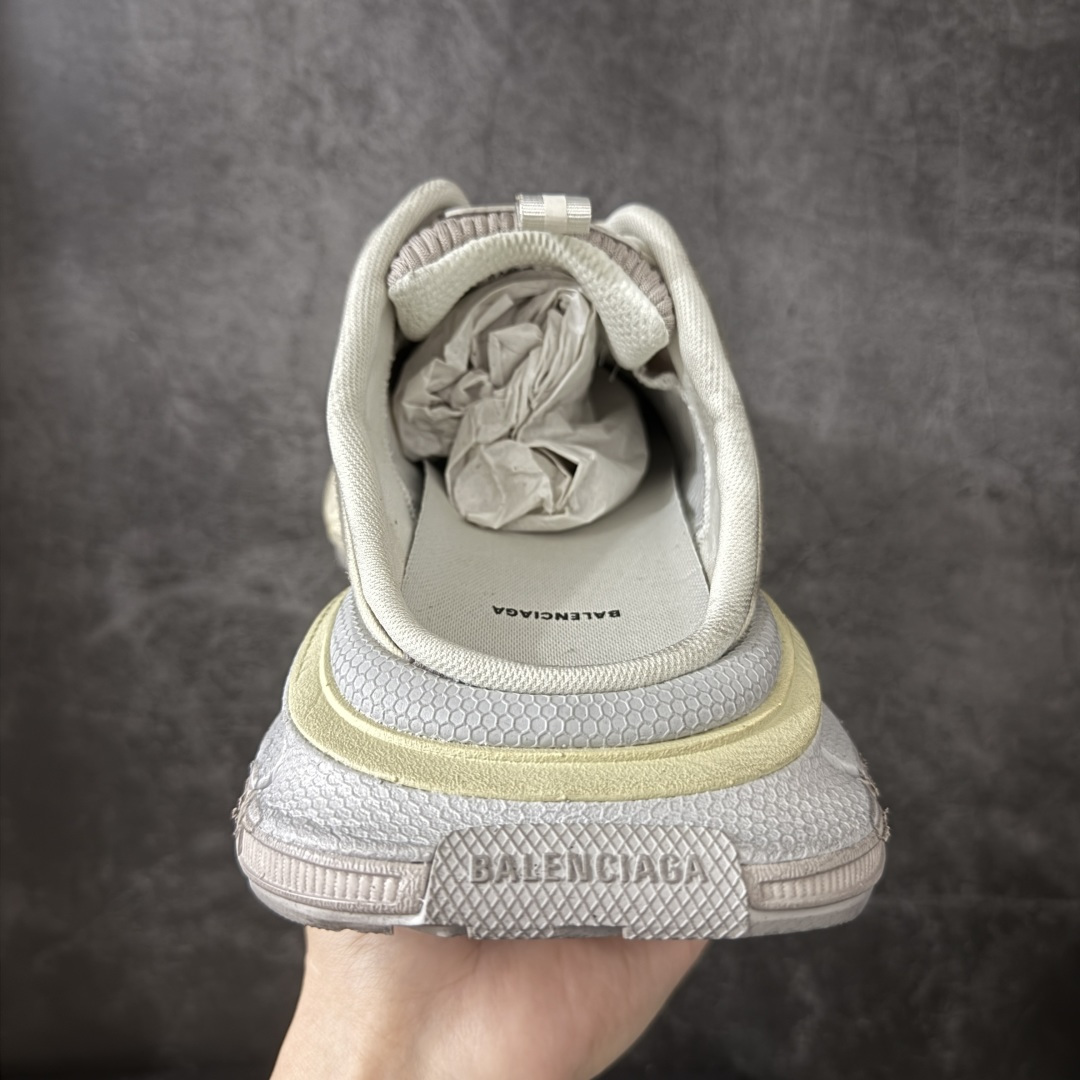 图片[4]-【XA版】巴黎3XL 蜘蛛侠绑带 半拖 Balenciaga巴黎世家 24ss 绑带做旧款 巴黎十代网眼潮流百搭低帮老爹鞋 慢工出细活 出货即最强 皮料钢丝纹高频工艺 整体鞋面及大底做旧 网眼破坏磨毛效果 各个方面均无可挑剔 尺码：35-46 偏大一码 建议比正常运动鞋买小一号-选品中心