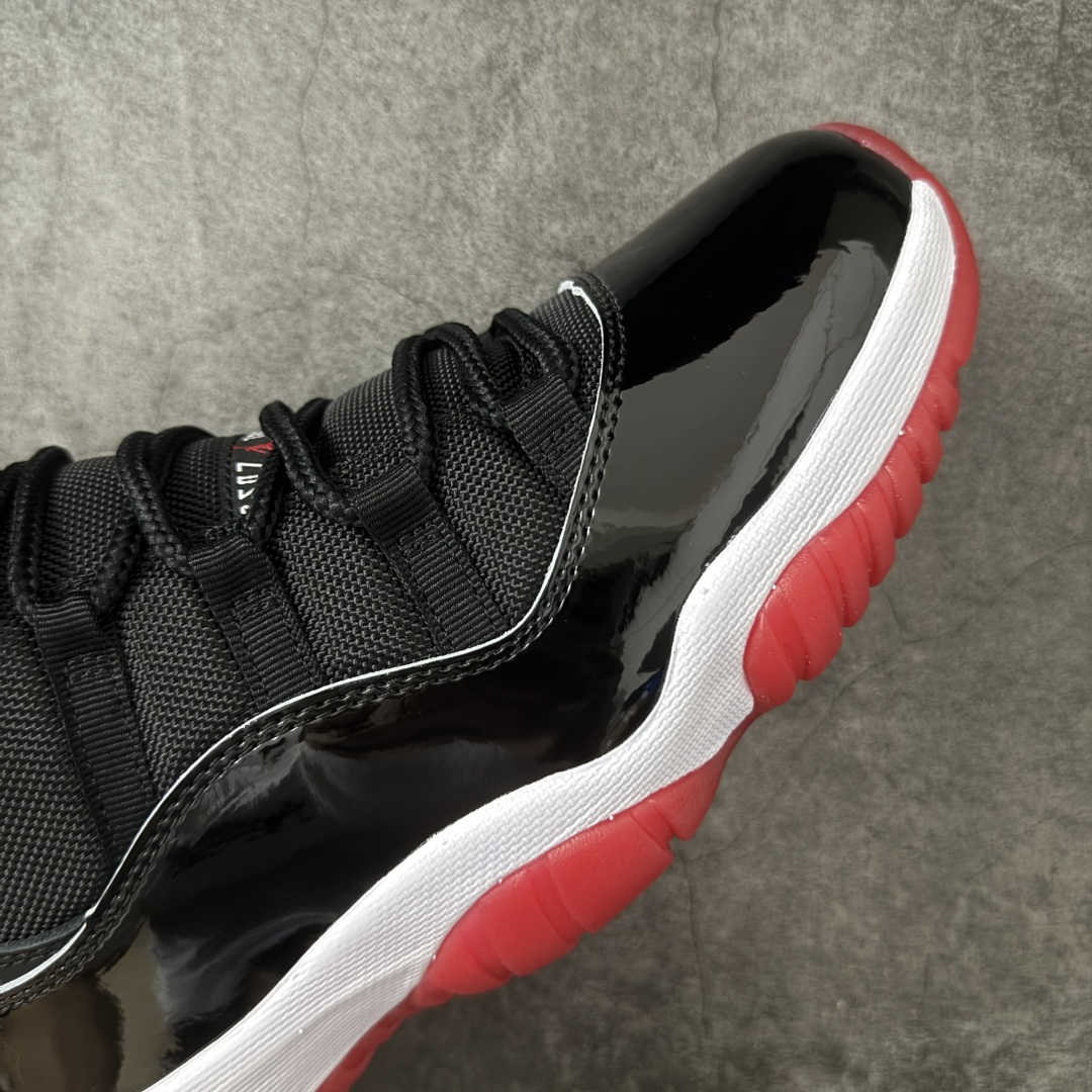 图片[6]-【OV纯原版】 Nike Air Jordan 11 RETRO AJ11 乔11 高帮运动文化篮球鞋 黑红 378037-061 大厂出品全新品质 升级原楦原纸版数据开发版型 采用漆皮镀膜牛培革组合耐磨防刮牛津布鞋面材质 搭载原厂碳纤维缓震中底 还原ZP细节 原厂流水成型工艺 厂级拉帮注胶效果 尺码：40-47.5含半码45.5-选品中心