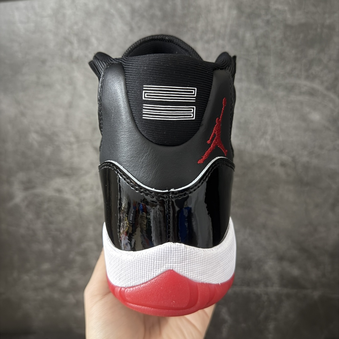 图片[4]-【OV纯原版】 Nike Air Jordan 11 RETRO AJ11 乔11 高帮运动文化篮球鞋 黑红 378037-061 大厂出品全新品质 升级原楦原纸版数据开发版型 采用漆皮镀膜牛培革组合耐磨防刮牛津布鞋面材质 搭载原厂碳纤维缓震中底 还原ZP细节 原厂流水成型工艺 厂级拉帮注胶效果 尺码：40-47.5含半码45.5-选品中心