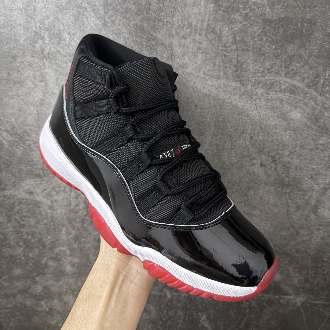 图片[3]-【OV纯原版】 Nike Air Jordan 11 RETRO AJ11 乔11 高帮运动文化篮球鞋 黑红 378037-061 大厂出品全新品质 升级原楦原纸版数据开发版型 采用漆皮镀膜牛培革组合耐磨防刮牛津布鞋面材质 搭载原厂碳纤维缓震中底 还原ZP细节 原厂流水成型工艺 厂级拉帮注胶效果 尺码：40-47.5含半码45.5-选品中心