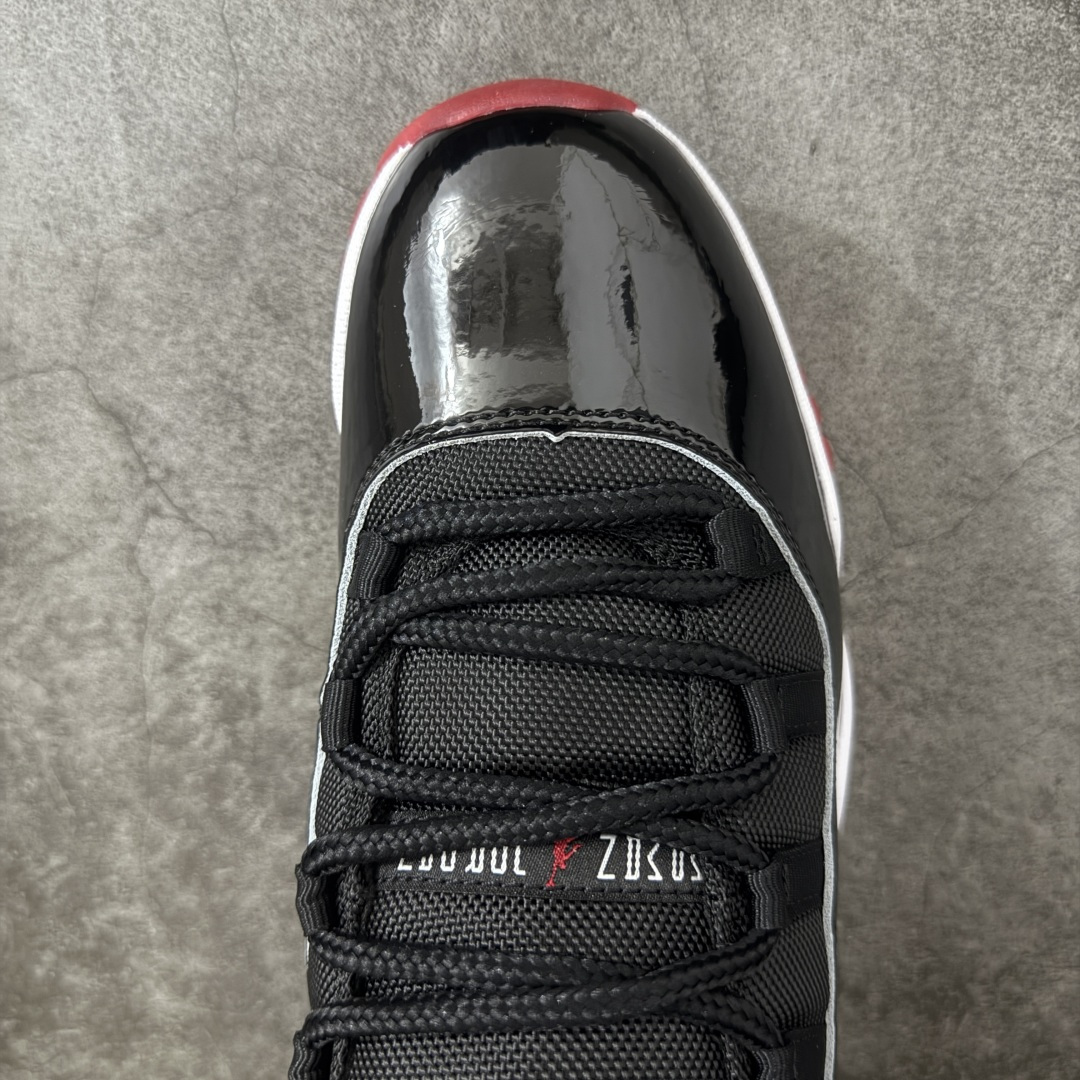 图片[5]-【OV纯原版】 Nike Air Jordan 11 RETRO AJ11 乔11 高帮运动文化篮球鞋 黑红 378037-061 大厂出品全新品质 升级原楦原纸版数据开发版型 采用漆皮镀膜牛培革组合耐磨防刮牛津布鞋面材质 搭载原厂碳纤维缓震中底 还原ZP细节 原厂流水成型工艺 厂级拉帮注胶效果 尺码：40-47.5含半码45.5-选品中心