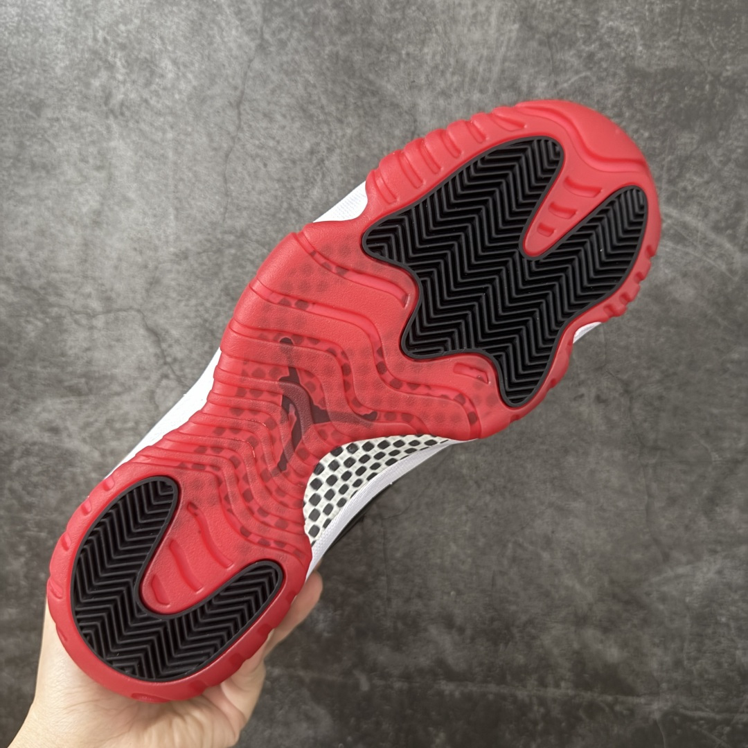 图片[9]-【OV纯原版】 Nike Air Jordan 11 RETRO AJ11 乔11 高帮运动文化篮球鞋 黑红 378037-061 大厂出品全新品质 升级原楦原纸版数据开发版型 采用漆皮镀膜牛培革组合耐磨防刮牛津布鞋面材质 搭载原厂碳纤维缓震中底 还原ZP细节 原厂流水成型工艺 厂级拉帮注胶效果 尺码：40-47.5含半码45.5-选品中心