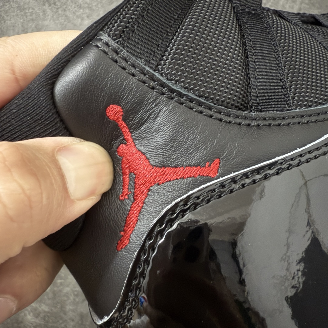 图片[3]-【OV纯原版】 Nike Air Jordan 11 RETRO AJ11 乔11 高帮运动文化篮球鞋 黑红 378037-061 大厂出品全新品质 升级原楦原纸版数据开发版型 采用漆皮镀膜牛培革组合耐磨防刮牛津布鞋面材质 搭载原厂碳纤维缓震中底 还原ZP细节 原厂流水成型工艺 厂级拉帮注胶效果 尺码：40-47.5含半码45.5-选品中心