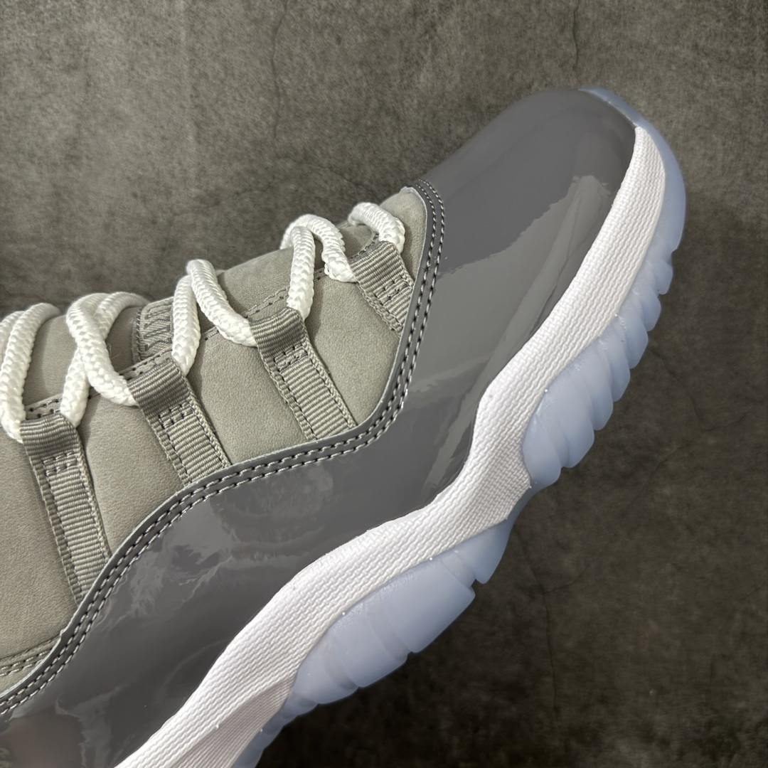 图片[6]-【OV纯原版】 Nike Air Jordan 11 RETRO AJ11 乔11 高帮运动文化篮球鞋 酷灰 CT8012-005 大厂出品全新品质 升级原楦原纸版数据开发版型 采用漆皮镀膜牛培革组合耐磨防刮牛津布鞋面材质 搭载原厂碳纤维缓震中底 还原ZP细节 原厂流水成型工艺 厂级拉帮注胶效果 尺码：40-47.5含半码45.5-选品中心