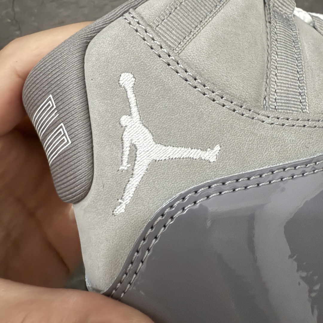 图片[3]-【OV纯原版】 Nike Air Jordan 11 RETRO AJ11 乔11 高帮运动文化篮球鞋 酷灰 CT8012-005 大厂出品全新品质 升级原楦原纸版数据开发版型 采用漆皮镀膜牛培革组合耐磨防刮牛津布鞋面材质 搭载原厂碳纤维缓震中底 还原ZP细节 原厂流水成型工艺 厂级拉帮注胶效果 尺码：40-47.5含半码45.5-选品中心