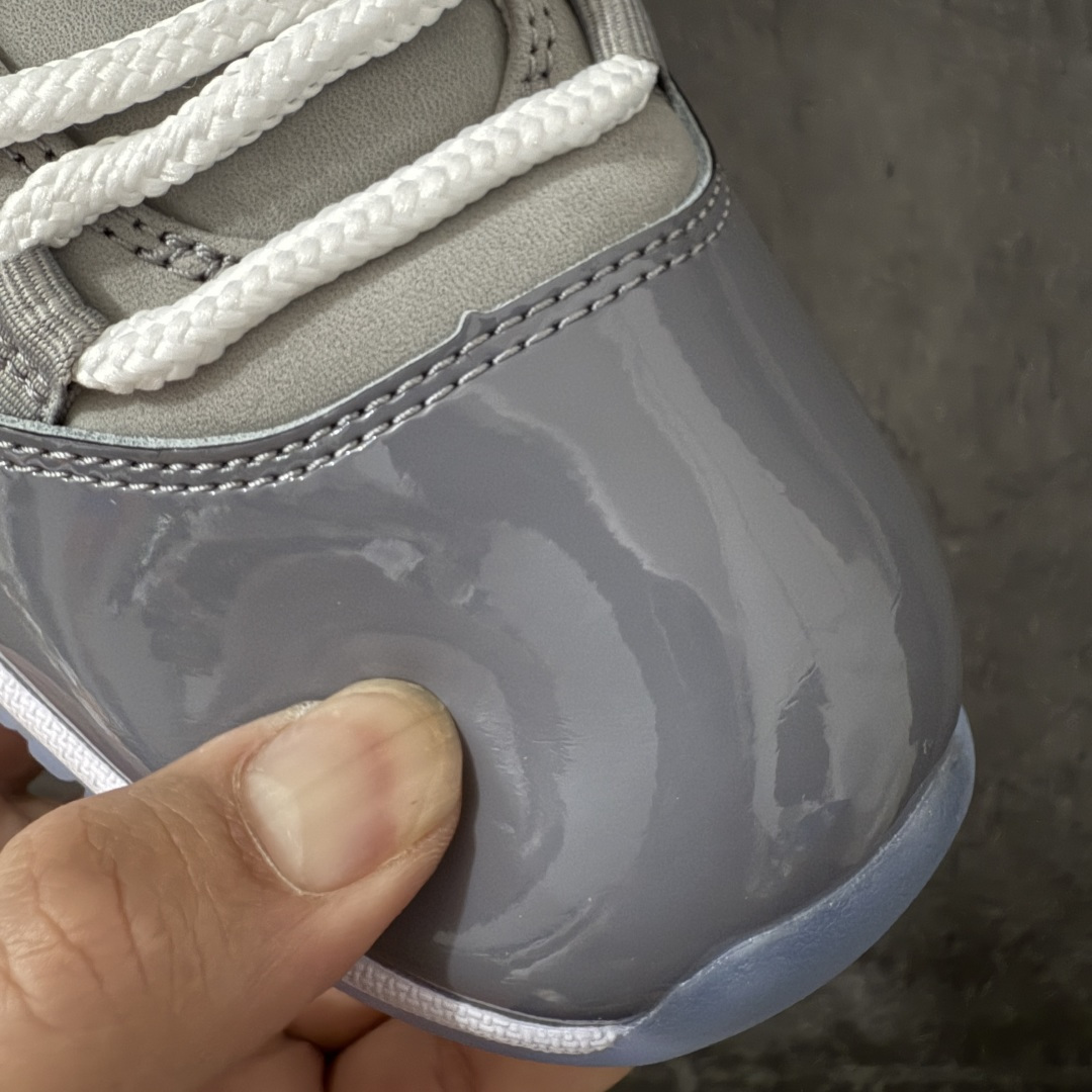 图片[5]-【OV纯原版】 Nike Air Jordan 11 RETRO AJ11 乔11 高帮运动文化篮球鞋 酷灰 CT8012-005 大厂出品全新品质 升级原楦原纸版数据开发版型 采用漆皮镀膜牛培革组合耐磨防刮牛津布鞋面材质 搭载原厂碳纤维缓震中底 还原ZP细节 原厂流水成型工艺 厂级拉帮注胶效果 尺码：40-47.5含半码45.5-选品中心