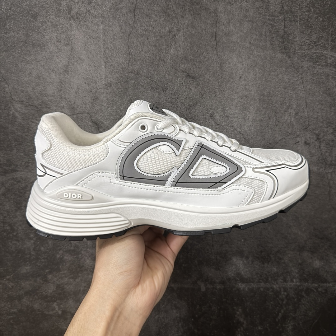 【海淘专柜版】Dior B30 迪奥网眼织物低帮运动休闲鞋 原版开模 海淘专供品质同渠道货源 全套专柜原装配件 版型细节材料全部对比原版无差 该款系列采用黑网色眼织物白和色科技料面精心制 作饰以反光“CD30”图形标志 外格轻盈的刻雕效果橡胶鞋搭底配标志性点的缀提升格调 内弹部力细节塑造想理的舒适穿着体验可与各休式闲造型配搭 彰显尚时现代的运风动范 正常尺码:38 39 40 41 42 43 44 45 46 47-选品中心