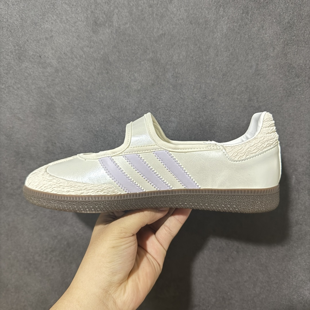 图片[2]-【公司级】阿迪达斯 ADIDAS ORIGINALS SAMBA JANE 舒适百搭 玛丽珍鞋 女款 经典复古芭蕾舞鞋 德训鞋 Samba百搭米杏色好好看！芭蕾鞋外形+运动鞋脚感 货号：LB8627 尺码： 35.5 36 36⅔ 37⅓ 38 38⅔ 39⅓ 40 40⅔ 41⅓ 42-选品中心