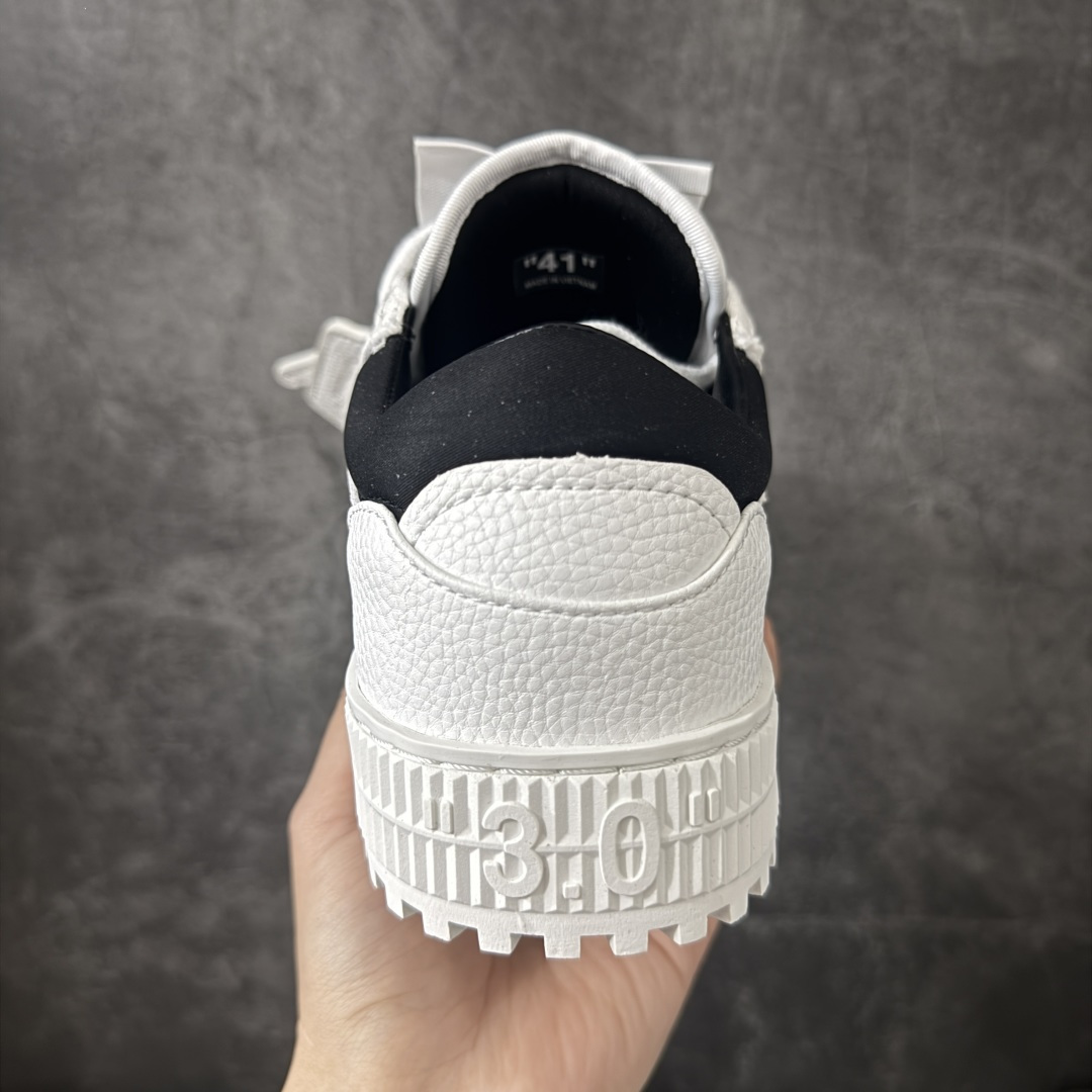 图片[4]-【纯原版】OFF-WHITE 3.0 Off Court 小牛皮 圆头系带 低帮休闲休闲鞋 标签的独特风格上脚就是焦点 外观很有设计感，个性独特，辨识度拉满 尺码：36 37 38 39 40 41 42 43 44 45 46 47-选品中心