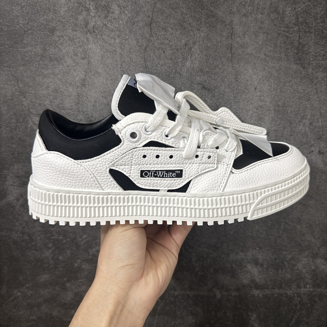 【纯原版】OFF-WHITE 3.0 Off Court 小牛皮 圆头系带 低帮休闲休闲鞋 标签的独特风格上脚就是焦点 外观很有设计感，个性独特，辨识度拉满 尺码：36 37 38 39 40 41 42 43 44 45 46 47-选品中心