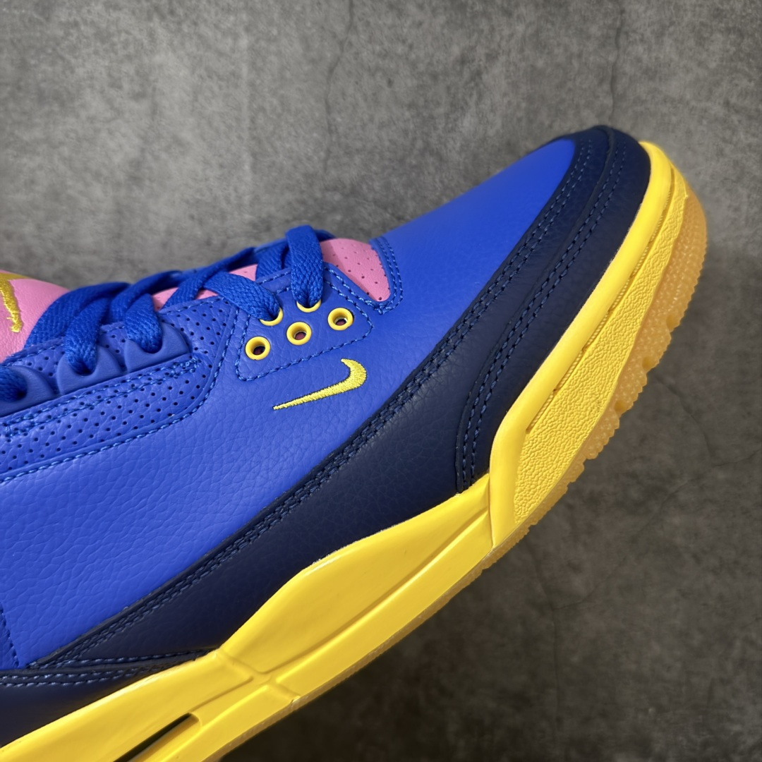 图片[6]-【XP纯原】Air Jordan 3 Retro OG Brasil 巴西足球队设计灵感 赛车蓝 纯原生产线出品 圈内最强三代系列 匠心打造 开发时长超过半年 目前可过各类鉴定或无法鉴定 裸鞋随便操作 全套原纸板楦头开发 原厂大底磨具加持立体防滑纹理 原装可视Air Sole气垫 原汁原味最完美的三代版型 唯一正确鞋头趴度弧度高度鞋身腰线 原厂TPU后跟饰片 正确内里反口里网布 皮料菱角分明不变形无多余毛边 广东原厂zp同批次手工大底描漆拉丝 市场唯一原厂鞋扣模具 原厂织唛标 原厂飞人电绣工艺 尾指中部跳三针 独家绑鞋带手法 印刷中底布 四线拉帮 米色美纹纸贴合固定 进口港宝加持 后跟自然饱满 全鞋荧光划线卡点 追求极致完美 每一双都是工艺品 多重QC质检 超越公司货的品控标准 实实在在的免检产品！ 货号：IV4871-400 尺码：40 40.5 41 42 42.5 43 44 44.5 45 45.5 46 47.5 48.5-选品中心