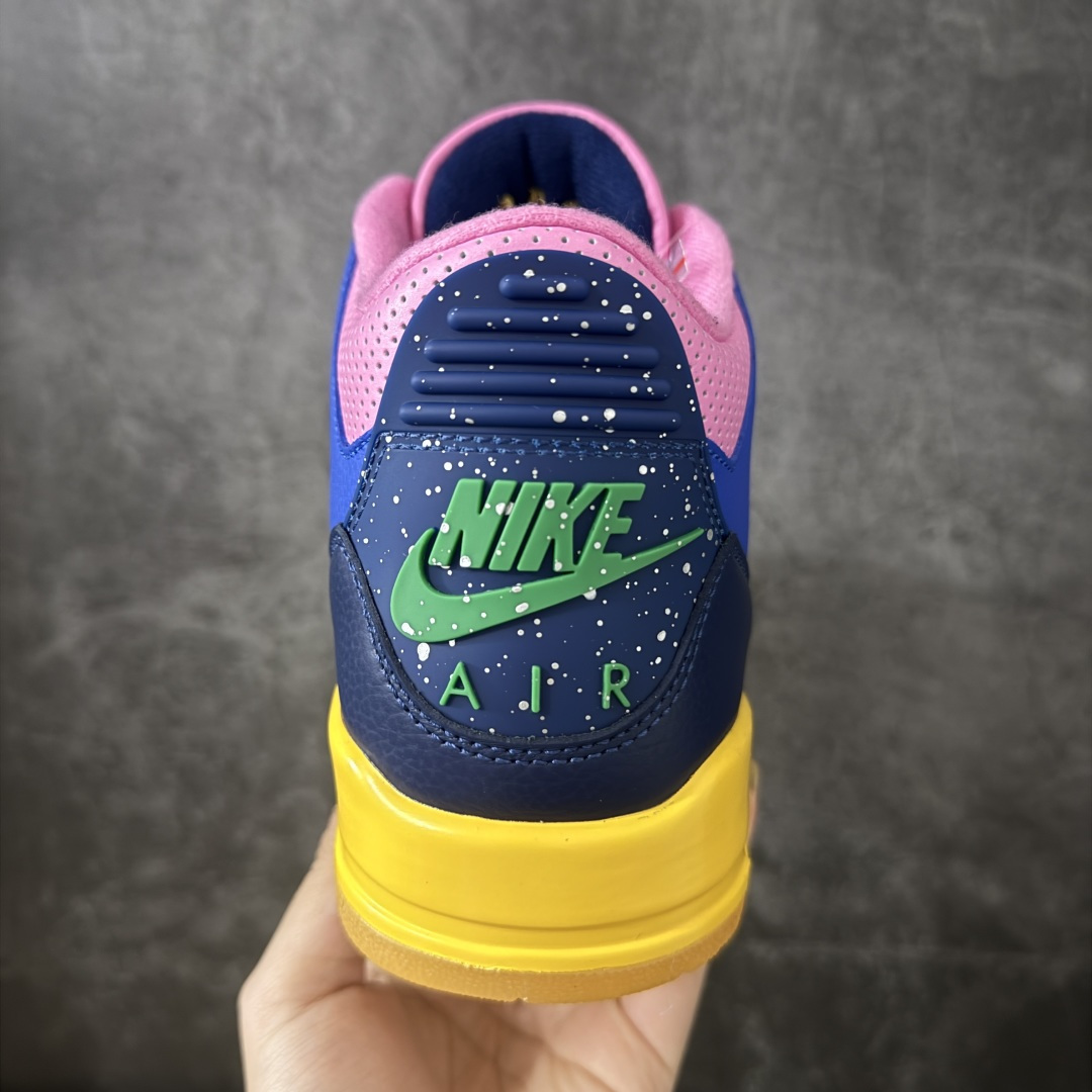 图片[4]-【XP纯原】Air Jordan 3 Retro OG Brasil 巴西足球队设计灵感 赛车蓝 纯原生产线出品 圈内最强三代系列 匠心打造 开发时长超过半年 目前可过各类鉴定或无法鉴定 裸鞋随便操作 全套原纸板楦头开发 原厂大底磨具加持立体防滑纹理 原装可视Air Sole气垫 原汁原味最完美的三代版型 唯一正确鞋头趴度弧度高度鞋身腰线 原厂TPU后跟饰片 正确内里反口里网布 皮料菱角分明不变形无多余毛边 广东原厂zp同批次手工大底描漆拉丝 市场唯一原厂鞋扣模具 原厂织唛标 原厂飞人电绣工艺 尾指中部跳三针 独家绑鞋带手法 印刷中底布 四线拉帮 米色美纹纸贴合固定 进口港宝加持 后跟自然饱满 全鞋荧光划线卡点 追求极致完美 每一双都是工艺品 多重QC质检 超越公司货的品控标准 实实在在的免检产品！ 货号：IV4871-400 尺码：40 40.5 41 42 42.5 43 44 44.5 45 45.5 46 47.5 48.5-选品中心