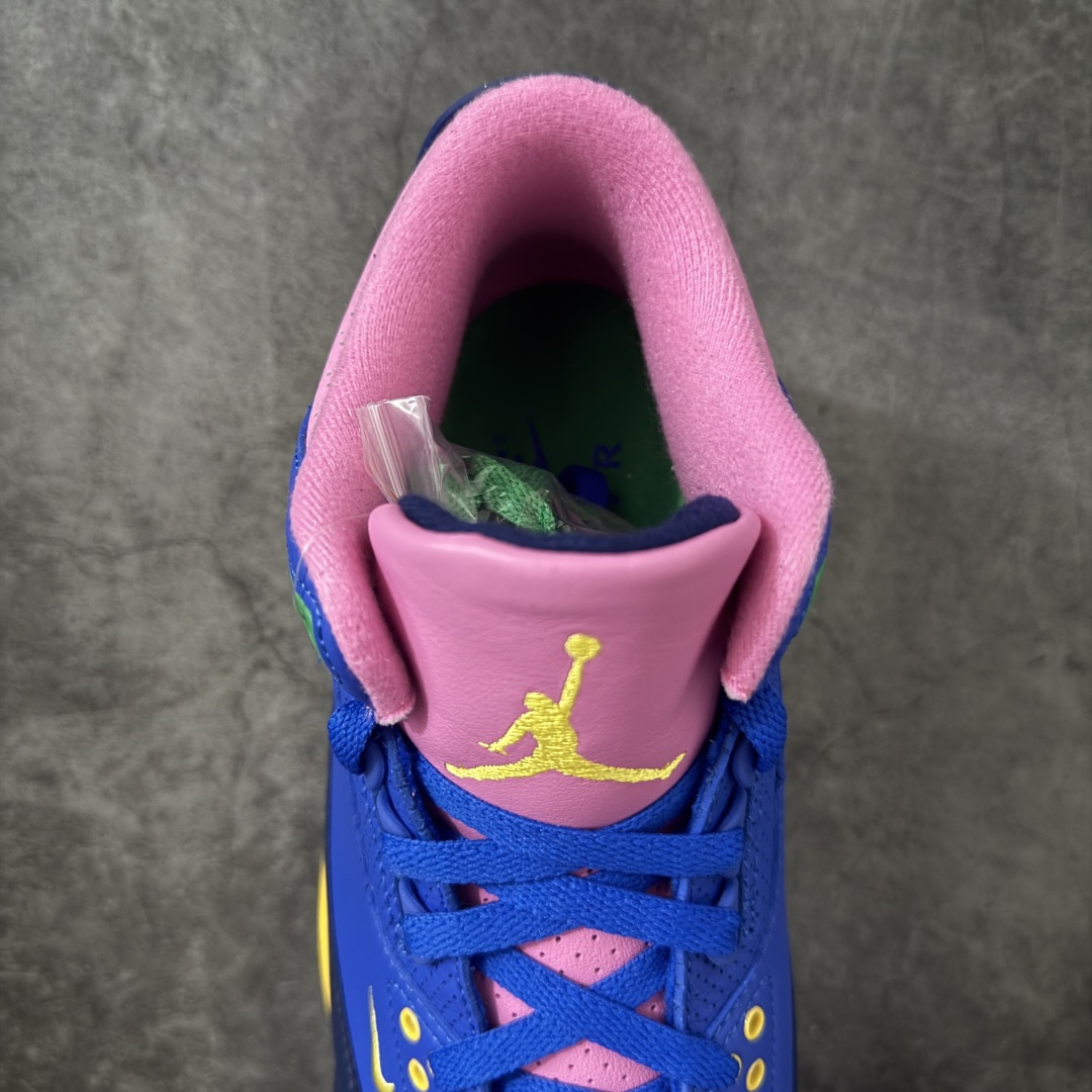 图片[8]-【XP纯原】Air Jordan 3 Retro OG Brasil 巴西足球队设计灵感 赛车蓝 纯原生产线出品 圈内最强三代系列 匠心打造 开发时长超过半年 目前可过各类鉴定或无法鉴定 裸鞋随便操作 全套原纸板楦头开发 原厂大底磨具加持立体防滑纹理 原装可视Air Sole气垫 原汁原味最完美的三代版型 唯一正确鞋头趴度弧度高度鞋身腰线 原厂TPU后跟饰片 正确内里反口里网布 皮料菱角分明不变形无多余毛边 广东原厂zp同批次手工大底描漆拉丝 市场唯一原厂鞋扣模具 原厂织唛标 原厂飞人电绣工艺 尾指中部跳三针 独家绑鞋带手法 印刷中底布 四线拉帮 米色美纹纸贴合固定 进口港宝加持 后跟自然饱满 全鞋荧光划线卡点 追求极致完美 每一双都是工艺品 多重QC质检 超越公司货的品控标准 实实在在的免检产品！ 货号：IV4871-400 尺码：40 40.5 41 42 42.5 43 44 44.5 45 45.5 46 47.5 48.5-选品中心