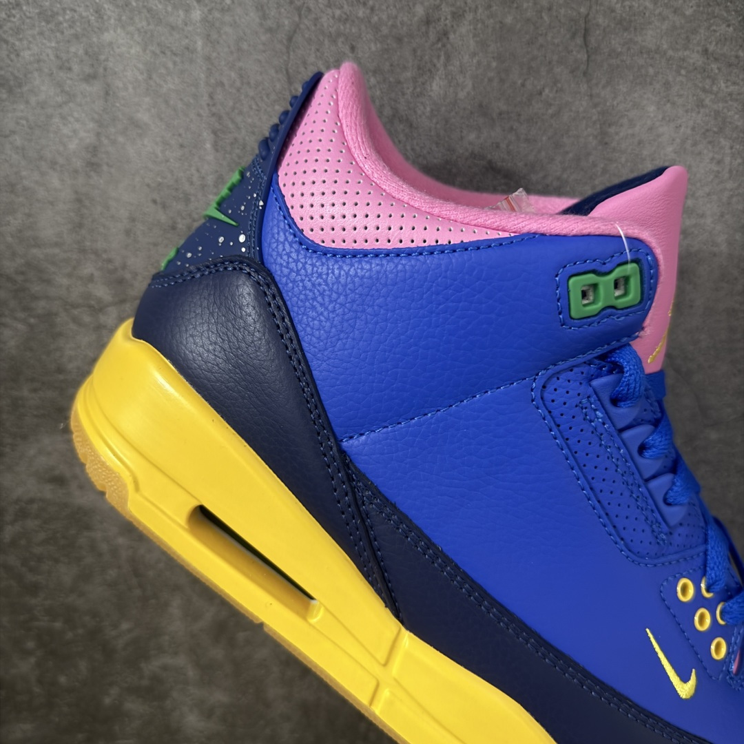 图片[7]-【XP纯原】Air Jordan 3 Retro OG Brasil 巴西足球队设计灵感 赛车蓝 纯原生产线出品 圈内最强三代系列 匠心打造 开发时长超过半年 目前可过各类鉴定或无法鉴定 裸鞋随便操作 全套原纸板楦头开发 原厂大底磨具加持立体防滑纹理 原装可视Air Sole气垫 原汁原味最完美的三代版型 唯一正确鞋头趴度弧度高度鞋身腰线 原厂TPU后跟饰片 正确内里反口里网布 皮料菱角分明不变形无多余毛边 广东原厂zp同批次手工大底描漆拉丝 市场唯一原厂鞋扣模具 原厂织唛标 原厂飞人电绣工艺 尾指中部跳三针 独家绑鞋带手法 印刷中底布 四线拉帮 米色美纹纸贴合固定 进口港宝加持 后跟自然饱满 全鞋荧光划线卡点 追求极致完美 每一双都是工艺品 多重QC质检 超越公司货的品控标准 实实在在的免检产品！ 货号：IV4871-400 尺码：40 40.5 41 42 42.5 43 44 44.5 45 45.5 46 47.5 48.5-选品中心
