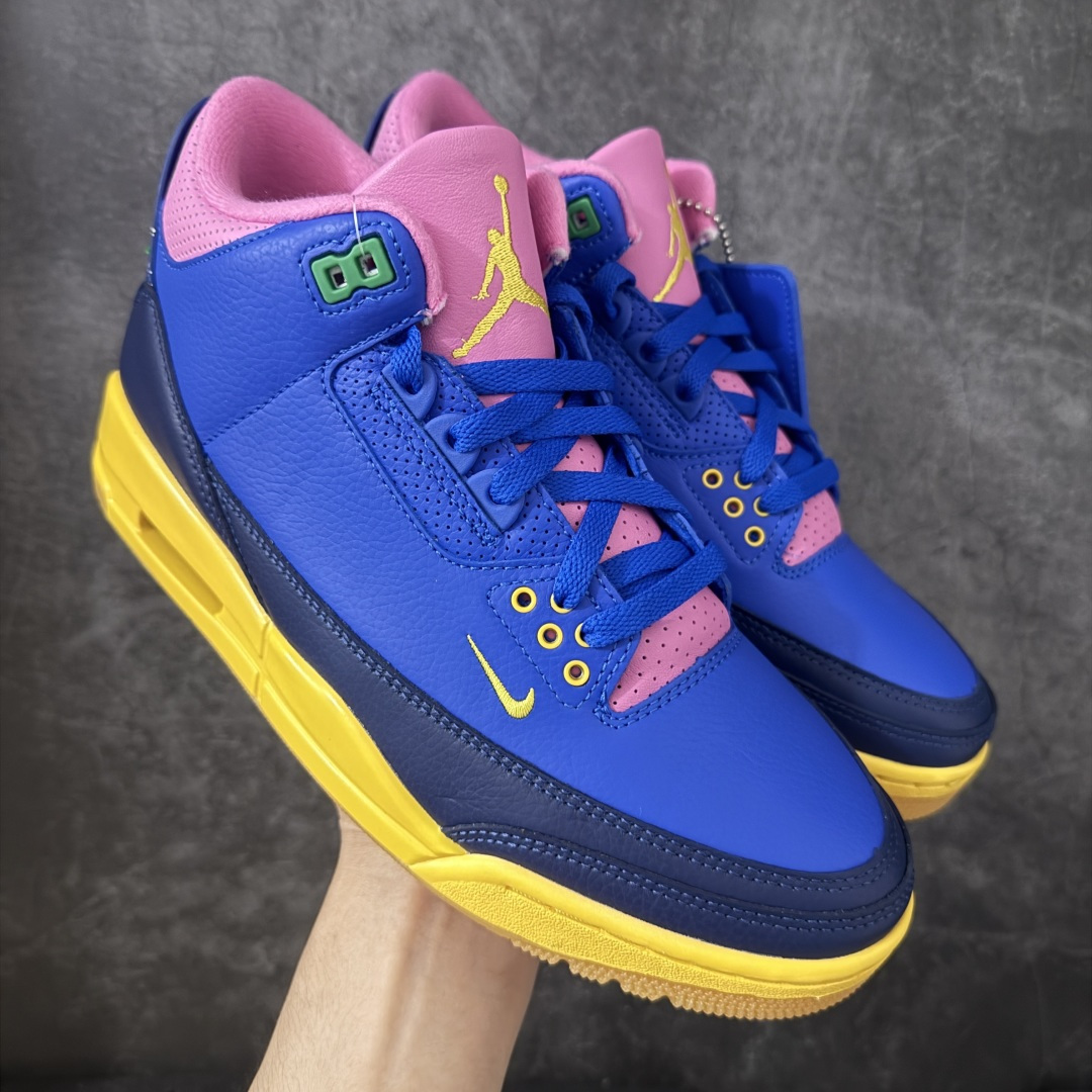 【XP纯原】Air Jordan 3 Retro OG Brasil 巴西足球队设计灵感 赛车蓝 纯原生产线出品 圈内最强三代系列 匠心打造 开发时长超过半年 目前可过各类鉴定或无法鉴定 裸鞋随便操作 全套原纸板楦头开发 原厂大底磨具加持立体防滑纹理 原装可视Air Sole气垫 原汁原味最完美的三代版型 唯一正确鞋头趴度弧度高度鞋身腰线 原厂TPU后跟饰片 正确内里反口里网布 皮料菱角分明不变形无多余毛边 广东原厂zp同批次手工大底描漆拉丝 市场唯一原厂鞋扣模具 原厂织唛标 原厂飞人电绣工艺 尾指中部跳三针 独家绑鞋带手法 印刷中底布 四线拉帮 米色美纹纸贴合固定 进口港宝加持 后跟自然饱满 全鞋荧光划线卡点 追求极致完美 每一双都是工艺品 多重QC质检 超越公司货的品控标准 实实在在的免检产品！ 货号：IV4871-400 尺码：40 40.5 41 42 42.5 43 44 44.5 45 45.5 46 47.5 48.5-选品中心