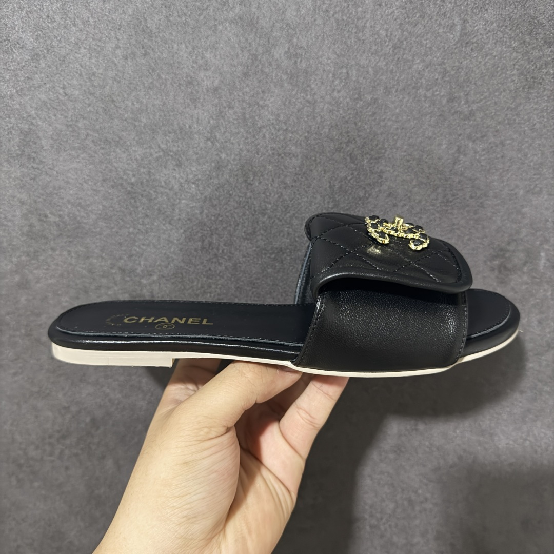 【广东版】GUCCI 26S 平底 一字拖鞋1.5cm 女款 货号：G46119 尺码：35-40-选品中心