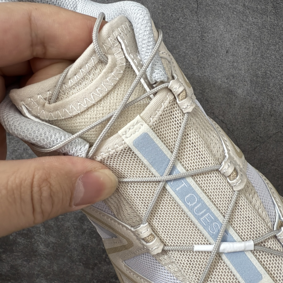 图片[6]-【绿x升级版】Salomon XT-QUEST ADV 萨洛蒙情侣款户外机能鞋 492618 全新绿x升级版 品质大改进 ‼️ 全鞋改进为原厂一致材料打造 全新修长鞋型 相对老版臃肿鞋型 此版的版型更正 全新玻璃冲刀 清洁度提升 同步原版左右鞋带孔的间距加大（之前老版间距太小） 网面与鞋头材料校对一致无色差（老版网面有色差） 鞋后跟反口V字定型同步zp（老版臃肿为U字后跟反口） 鞋舌两侧鞋帮脚踝处更加直挺（之前老版往中间踏） 鞋盒黑盒改正为原版牛皮纸鞋盒 鞋头处添加☯️太极标 所有细节多次修改校正 坚持同步原版无差别 毋庸置疑全市场最好的版本💪🏻终端优势供应 尺码：36-46-选品中心