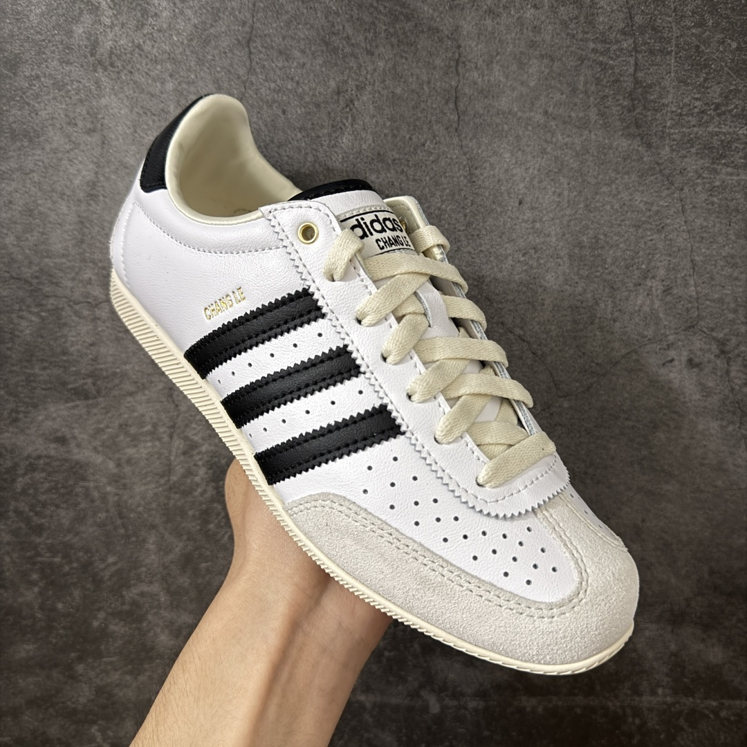 图片[3]-【CS纯原版】Adidas Originals Changle系列 阿迪达斯 三叶草 百搭低帮休闲运动板鞋 KJ3959 顶级纯原大厂出品 完美还原zp细节，注意区别市场任何版本，完全不是一路货色‼️ 全鞋原材料打造，无任何色差，正确鞋型，后跟港宝材料定型，正确微透生胶大底，反口内里头层细腻小牛皮，纸板中底 鞋垫背胶，侧面正确烫金压印字母，所有细节完美还原‼️ 尺码：35.5 36 36.5 37 38 38.5 39 40 40.5 41 42 42.5 43 44 44.5 45-选品中心