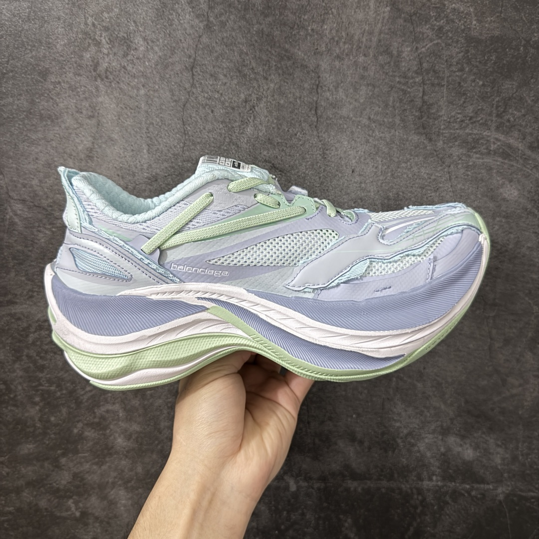 【OK纯原】Balenciaga巴黎世家26代 Jet 压纹印花 圆头厚底4.25cm 低帮 老爹鞋 男女款 马卡龙 市场老牌巴黎世家大厂出品 品质价格无需多言 原鞋原材料打造 一比一细节还原 此款相对之前款式轻质很多 超厚鞋底增高4-5cm 高街风格 尺码：35-46-选品中心