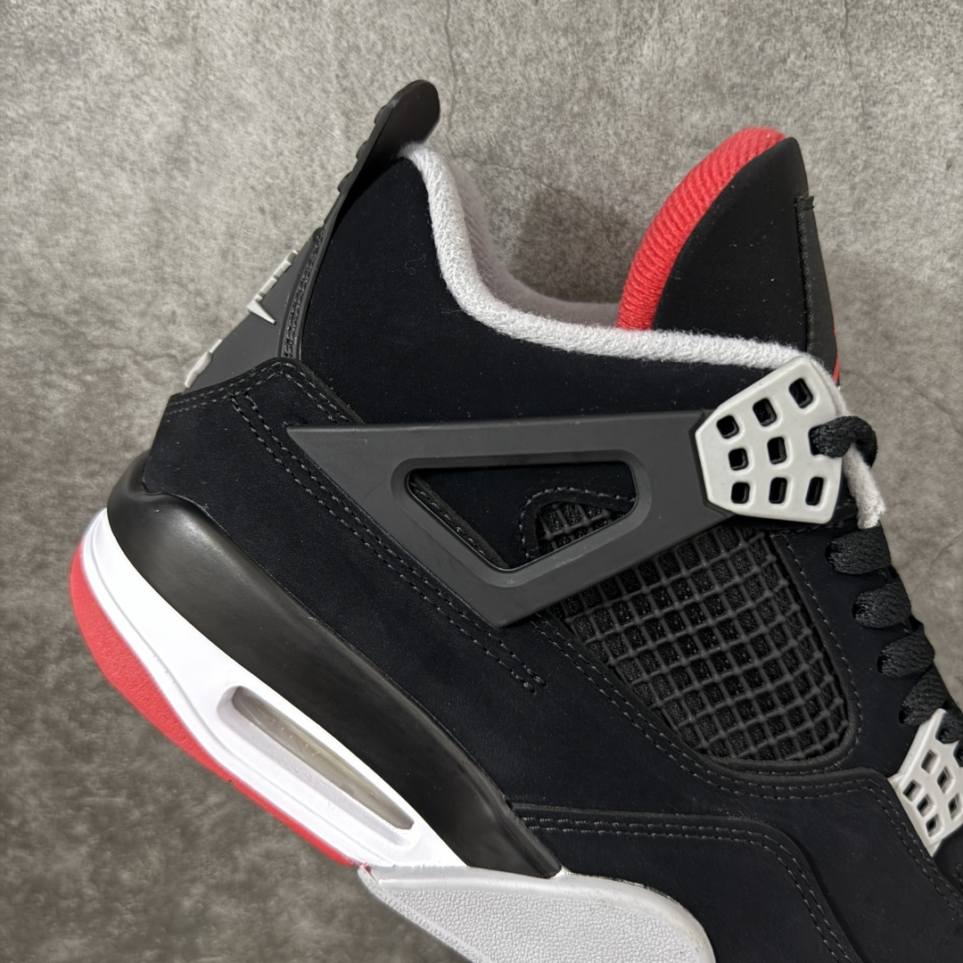 图片[7]-【KZ版本】Air Jordan AJ4 Retro 新黑红 308497-060 细节品控鞋型随意秒杀市面 原厂TPU网格鞋带扣 正确内里网布 菱角分明不变形无多余毛边 柔软性质感一致于原鞋 市场唯一原厂鞋扣模具 背面可见隐藏注塑口 原厂织唛标 原厂飞人电绣工艺 尾指中部跳三针 独家绑鞋带手法 印刷中底布 四线拉帮 米色美纹纸贴合固定 进口港宝加持 后跟自然饱满 全鞋荧光划线卡点 尺码：36 36.5 37.5 38 38.5 39 40 40.5 41 42 42.5 43 44 44.5 45 45.5 46 47.5 48.5-选品中心