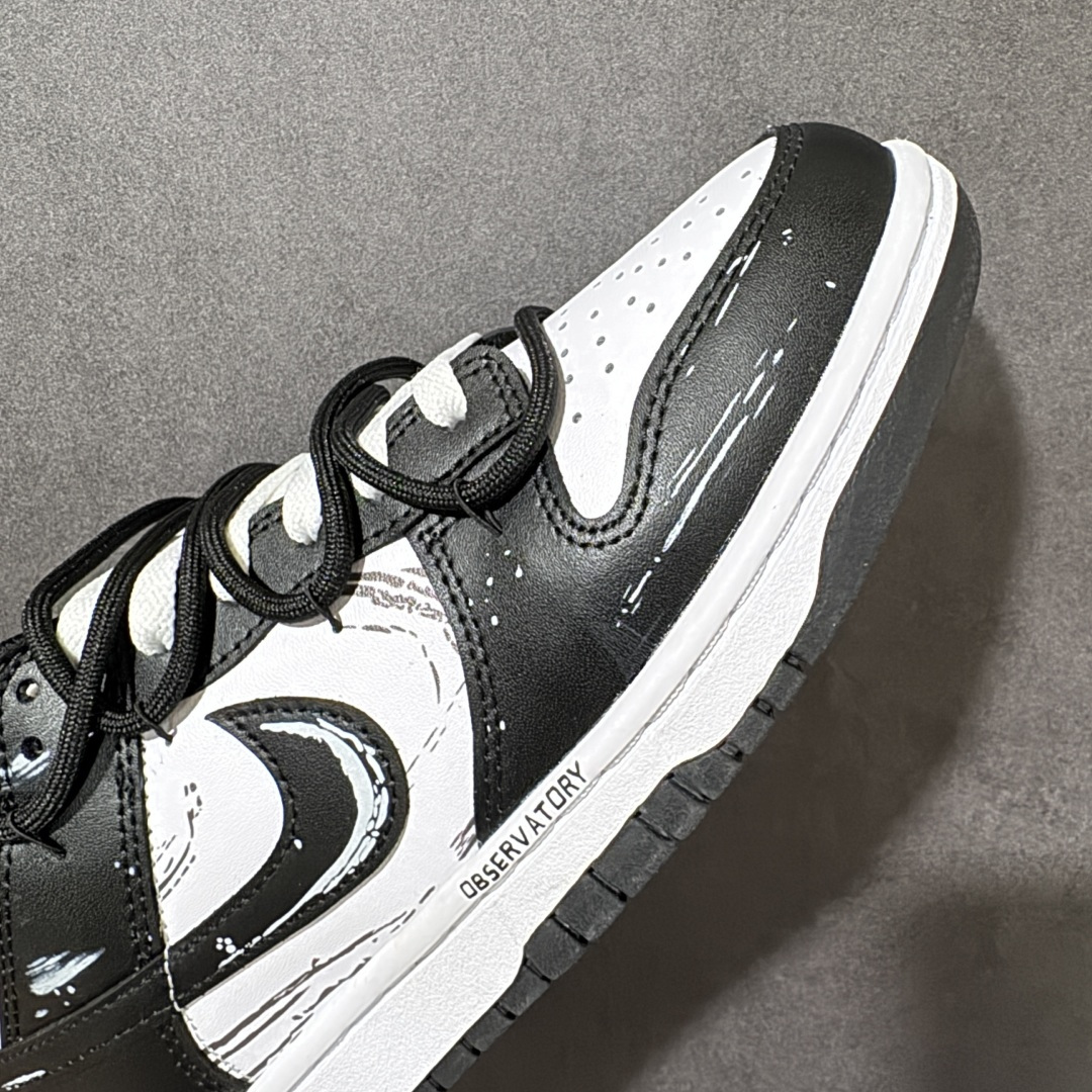 图片[8]-【定制版】Nike Dunk 风驰电掣 黑白 绑带 低帮休闲板鞋 #大厂纯原品质出货 超高清洁度 皮料切割干净无任何毛边 细节完美 货号：DD1391-100 尺码：40 40.5 41 42 42.5 43 44 44.5 45 46-选品中心
