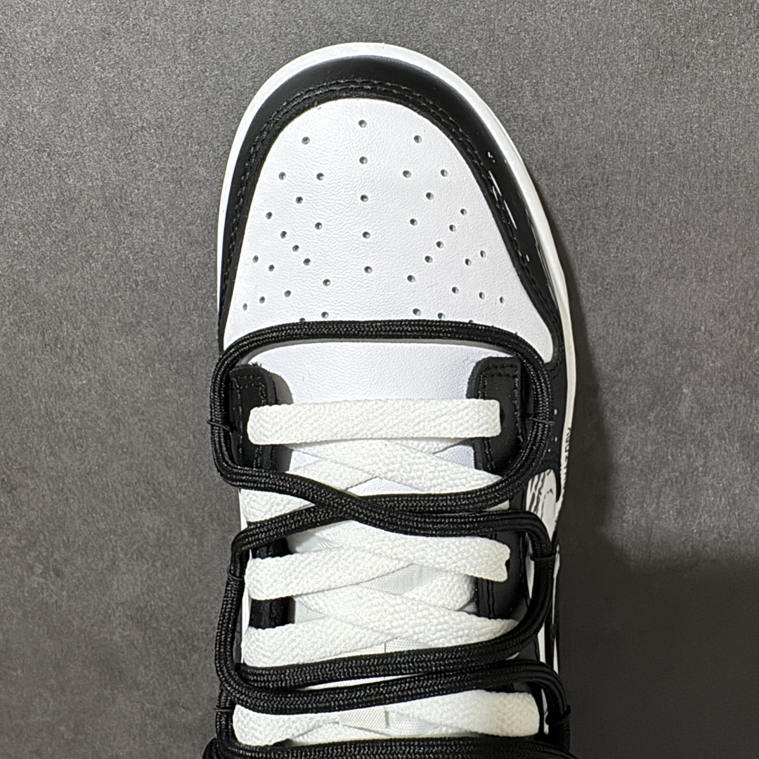 图片[5]-【定制版】Nike Dunk 风驰电掣 黑白 绑带 低帮休闲板鞋 #大厂纯原品质出货 超高清洁度 皮料切割干净无任何毛边 细节完美 货号：DD1391-100 尺码：40 40.5 41 42 42.5 43 44 44.5 45 46-选品中心