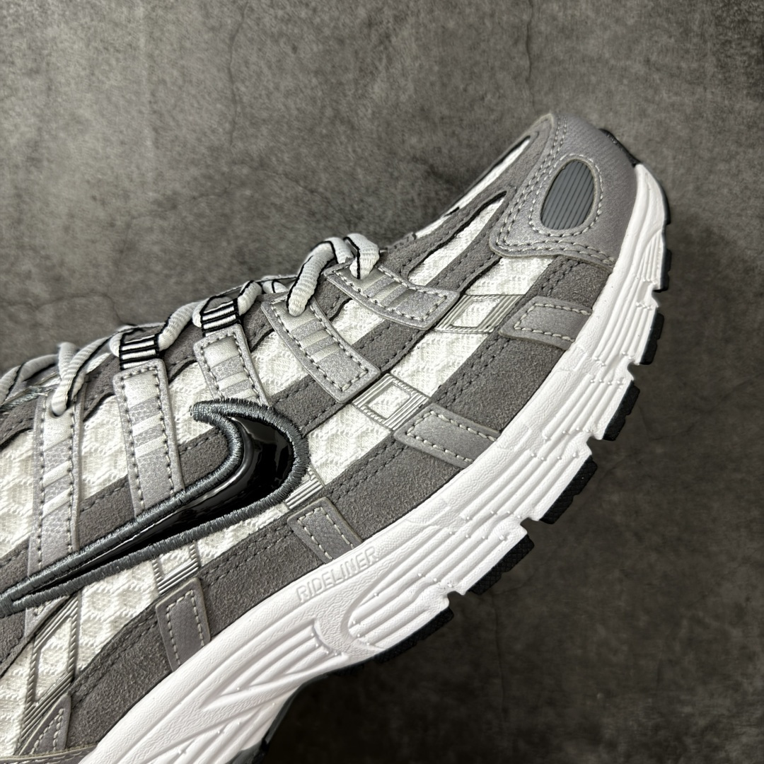 图片[6]-【PE版本】Nike P-6000 复古技科个性运动老爹鞋。该鞋款鞋采面用纵横交错的覆面，重现 2000 年代鞋跑风格，同时搭配震缓鞋垫，带来舒的适步履体验。Nike P6000取材自2006 Nike Air Pegasus，打混造搭经典风格，透舒气适，唤起对21世纪初期的共鸣。透气网布眼融入皮革，织和物合成材质覆面，营造21世初纪的畅跑美学概念。泡棉中底盈轻缓震，带来舒的适足底感受。全胶橡外底，铸就出抓色地力 型号：IR2004-100 尺码：36 36.5 37.5 38 38.5 39 40 40.5 41 42 42.5 43 44 44.5 45-选品中心