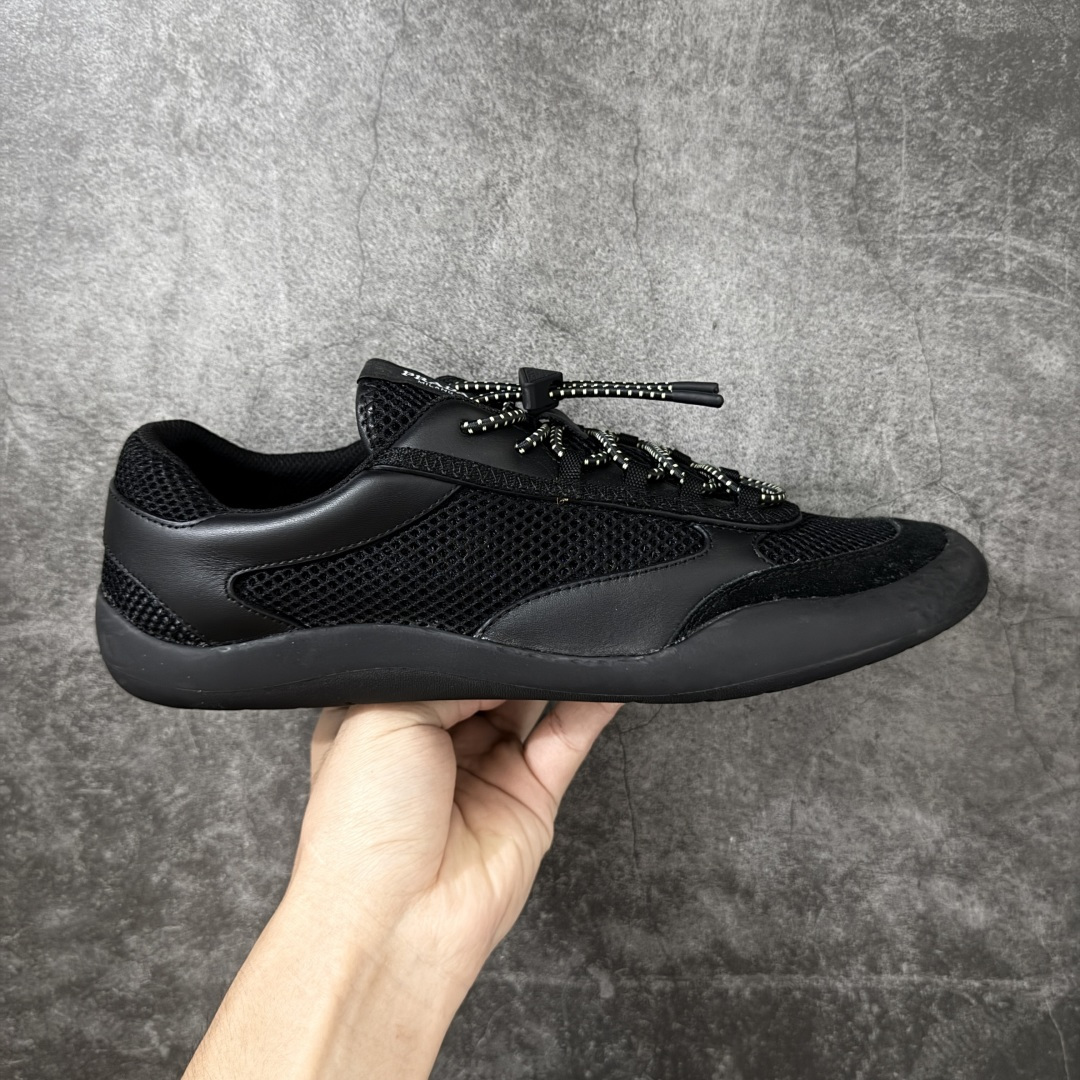 【YS纯原】广奢高端货 PRADA 德训鞋 复古网布拼接皮革 百搭休闲 ✦ 李现等众多网红同款，爆款热度 ✦ 网布+皮革拼接，透气耐穿 ✦ 鞋带金属孔眼细节，简约低调 ✦ 平底橡胶鞋底轻便舒适，日常通勤休闲皆宜 ✦ 鞋盒为经典普拉达包装 ✦ 面料：小牛皮+透气网纱 ✦ 内里：透气纱网 ✦ 大底：耐磨胶底 尺码：38-45-选品中心