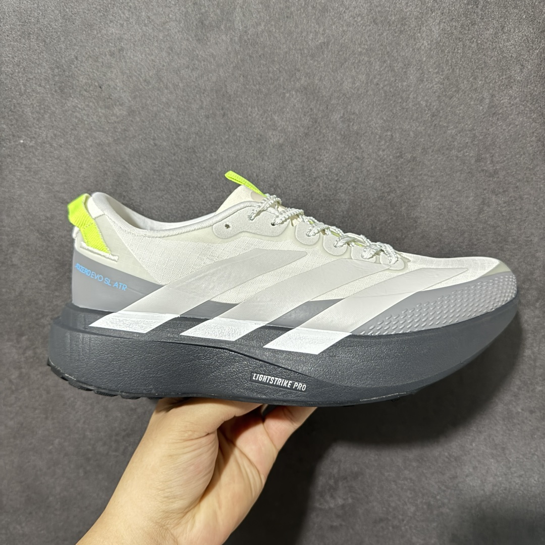 【公司级】阿迪达斯adidas Adizero Evo SL ATR 舒适贴合防水跑步鞋 男女同款 货号：KK2718 尺码：36 36.5 37.5 38 38.5 39 40 40.5 41 42 42.5 43 44 45-选品中心