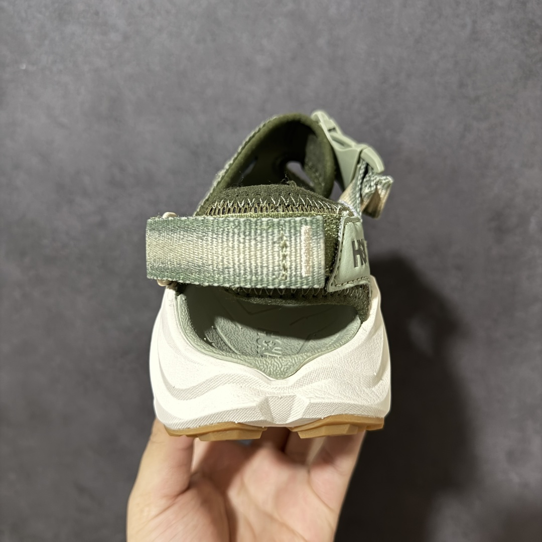 图片[4]-【H版】Hoka One M INFINI HIKE TC 户外机能山地凉鞋 #鞋型从外观就给人强烈的户外机能感，粗犷率性的厚底设计，继承了 HOKA ONE ONE 跑鞋 DNA。鞋身采用了氯丁胶打造，搭配抓地力很强的橡胶外底，这款凉鞋鞋身自重非常轻，可以在穿着时更加轻盈舒适。 货号：1162570-SMLK 尺码：36-45带半码-选品中心