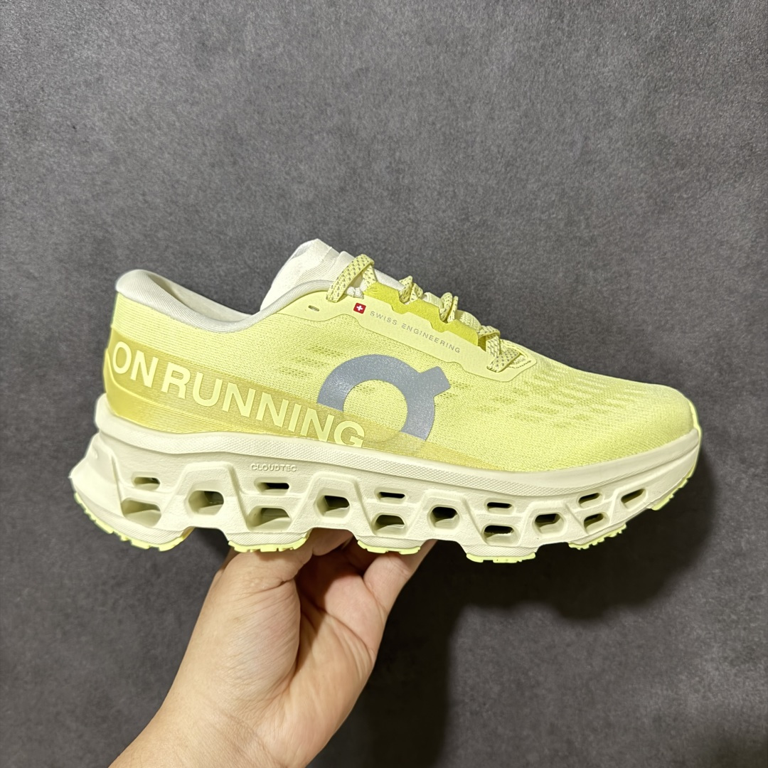 【公司级】On昂跑 Cloudmonster 3 小怪兽3代 舒适百搭减震防滑耐磨透气 训练跑步鞋 货号：3MG10054752 尺码：36 36.5 37 38 38.5 39 40 40.5 41 42 42.5 43 44 44.5 45-选品中心