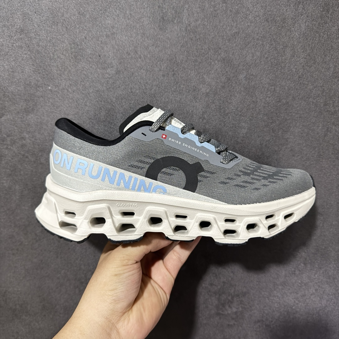 【公司级】On昂跑 Cloudmonster 3 小怪兽3代 舒适百搭减震防滑耐磨透气 训练跑步鞋 货号：3MG10054753 尺码：36 36.5 37 38 38.5 39 40 40.5 41 42 42.5 43 44 44.5 45-选品中心