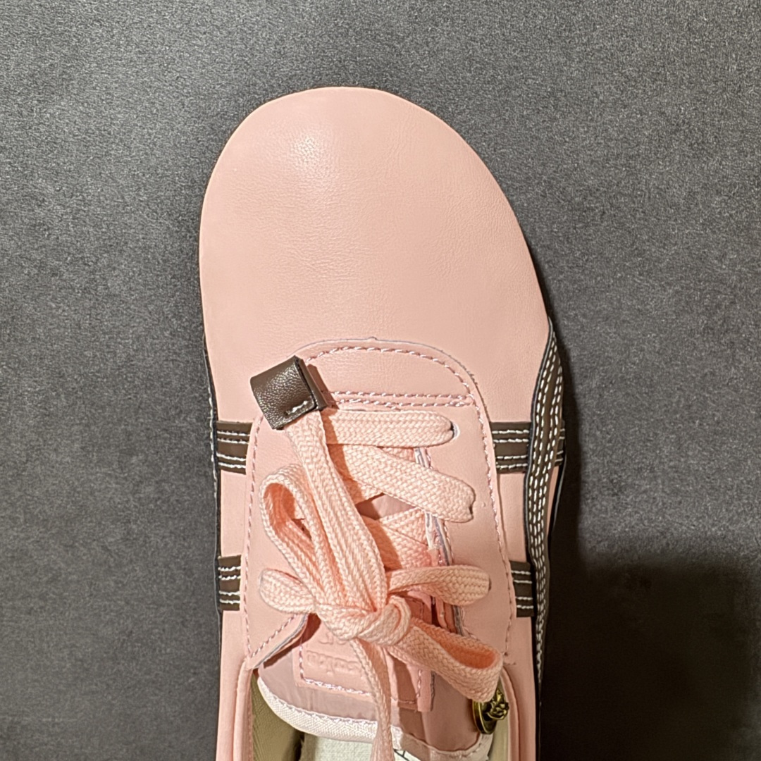 图片[5]-【公司级】VERSACE × Onitsuka Tiger 范思哲 联名款 Tai-Chi Sakura 羔羊皮 Logo压花 低帮 生活休闲鞋 女款 粉色 货号：1025116-1A17737_2P5FJ 尺码：36-41.5 带半码-选品中心