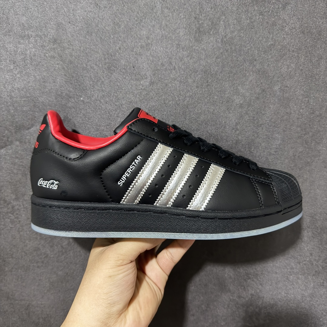 【公司级】阿迪达斯AdidasCoca Cola X SUPERSTAR II三叶草 Originals Superstar贝壳头系列低帮经典百搭休闲运动板鞋 货号：KH6892 KH6891 尺码：35 36 36.5 37 38 38.5 39 40 40.5 41 42 42.5 43 44 45-选品中心