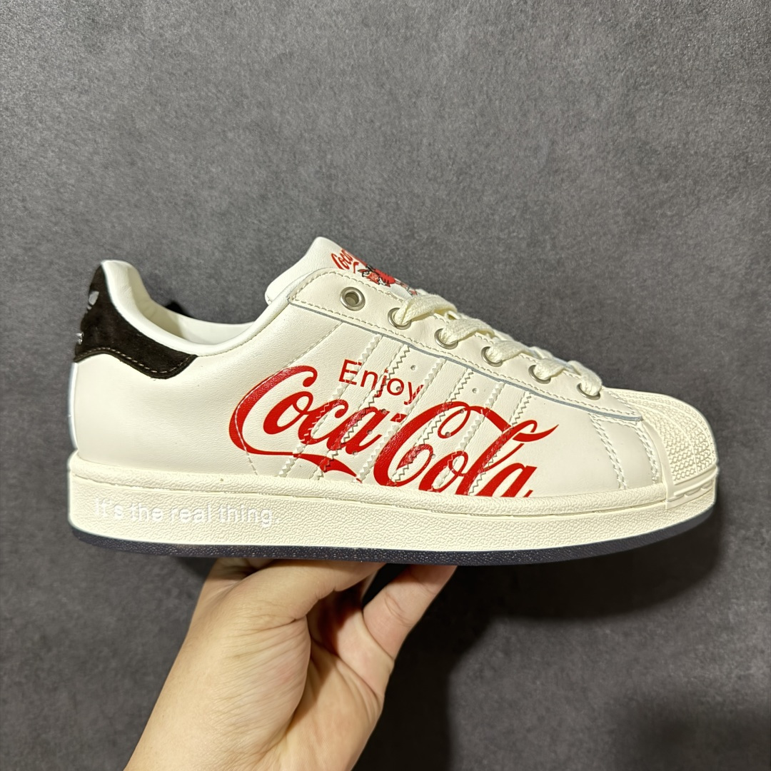 【公司级】阿迪达斯AdidasCoca Cola X SUPERSTAR II三叶草 Originals Superstar贝壳头系列低帮经典百搭休闲运动板鞋 货号：KH6892 KH6891 尺码：35 36 36.5 37 38 38.5 39 40 40.5 41 42 42.5 43 44 45-选品中心