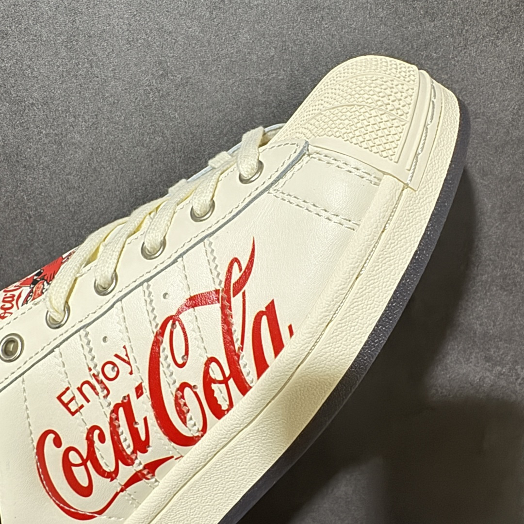 图片[8]-【公司级】阿迪达斯AdidasCoca Cola X SUPERSTAR II三叶草 Originals Superstar贝壳头系列低帮经典百搭休闲运动板鞋 货号：KH6892 KH6891 尺码：35 36 36.5 37 38 38.5 39 40 40.5 41 42 42.5 43 44 45-选品中心