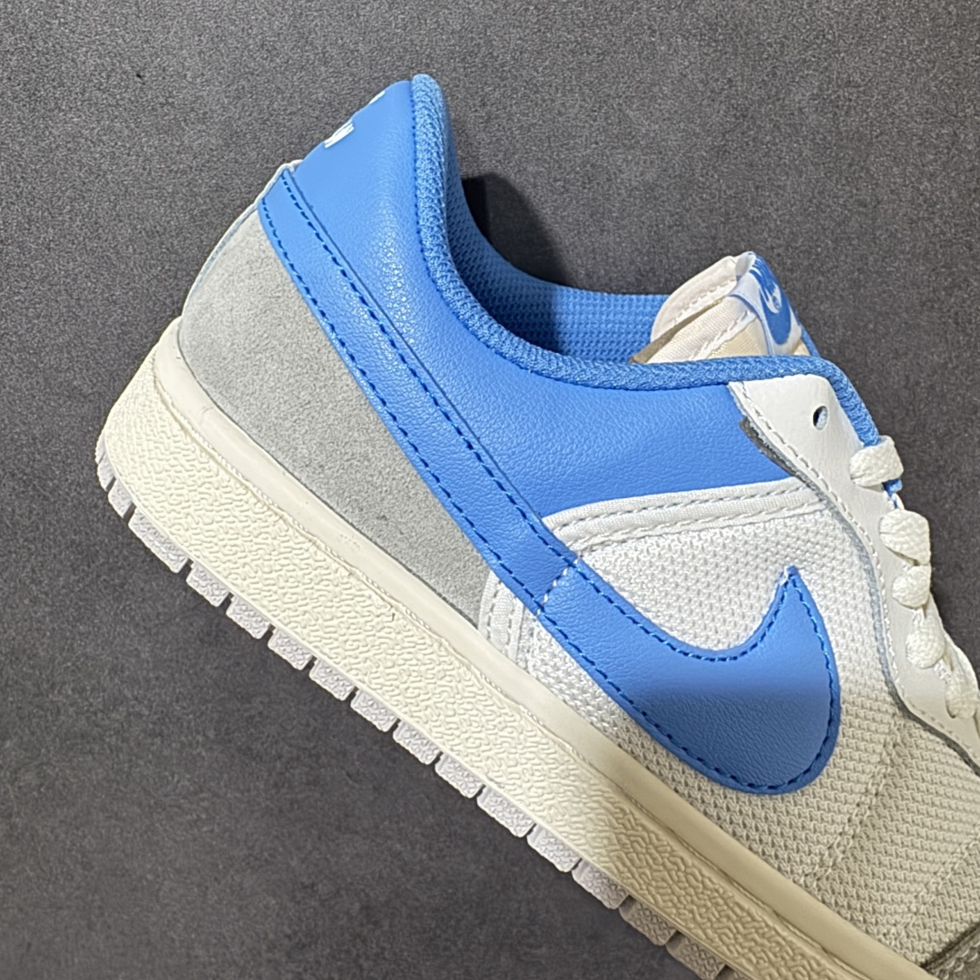 图片[7]-【公司级】Air Jordan Skyline Low 天际线 经典百搭 耐克 复古低帮百搭休闲板鞋 鞋款的设计融合了 AJ1 的经典轮廓，又加入了更轻量化的改良，鞋型利落不臃肿，自带复古街头氛围。鞋面采用网眼布、翻毛皮和皮革三种材质拼接，白 / 灰 / 粉的撞色搭配自带复古做旧感，鞋舌的米白做旧细节也很有味道。低帮鞋型 + 中性配色，搭配牛仔裤、工装裤、运动裤都很合适，男生女生都能轻松驾驭，是一双复古感拉满的日常板鞋。 货号： IM2055-100 尺码： 36 36.5 37.5 38 38.5 39 40 40.5 41 42 42.5 43 44 44.5 45 46-选品中心