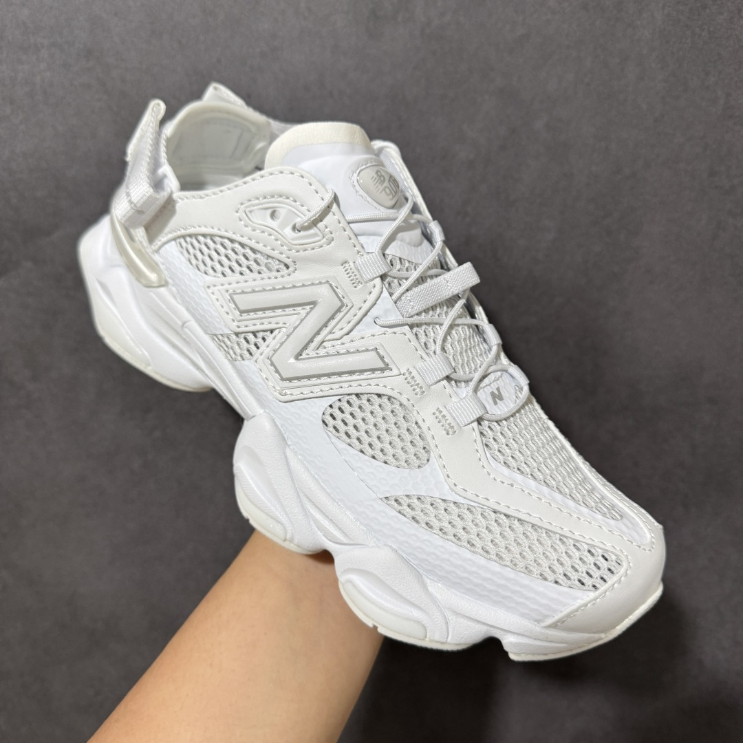 图片[3]-【公司级】New Balance NB 9060 复古单品 9060凉鞋 U90606B5 鞋款灵感源自设计师本人对夏日的怀日回忆。鞋面大身由空间双格及磨砂鞋面拼接而生，配以柔和、温暖的粉橘色调，夏日氛围拉满采用大面积网眼以及麂皮材质覆盖鞋身，还原经典气质。搭载ABZORB避震科技，由泡沫聚酯制成，上脚可以有效减少由鞋底反弹对身体及双腿的冲击 尺码：36 37 37.5 38 38.5 39.5 40 40.5 41 42 42.5 43 44 44.5 45 46-选品中心