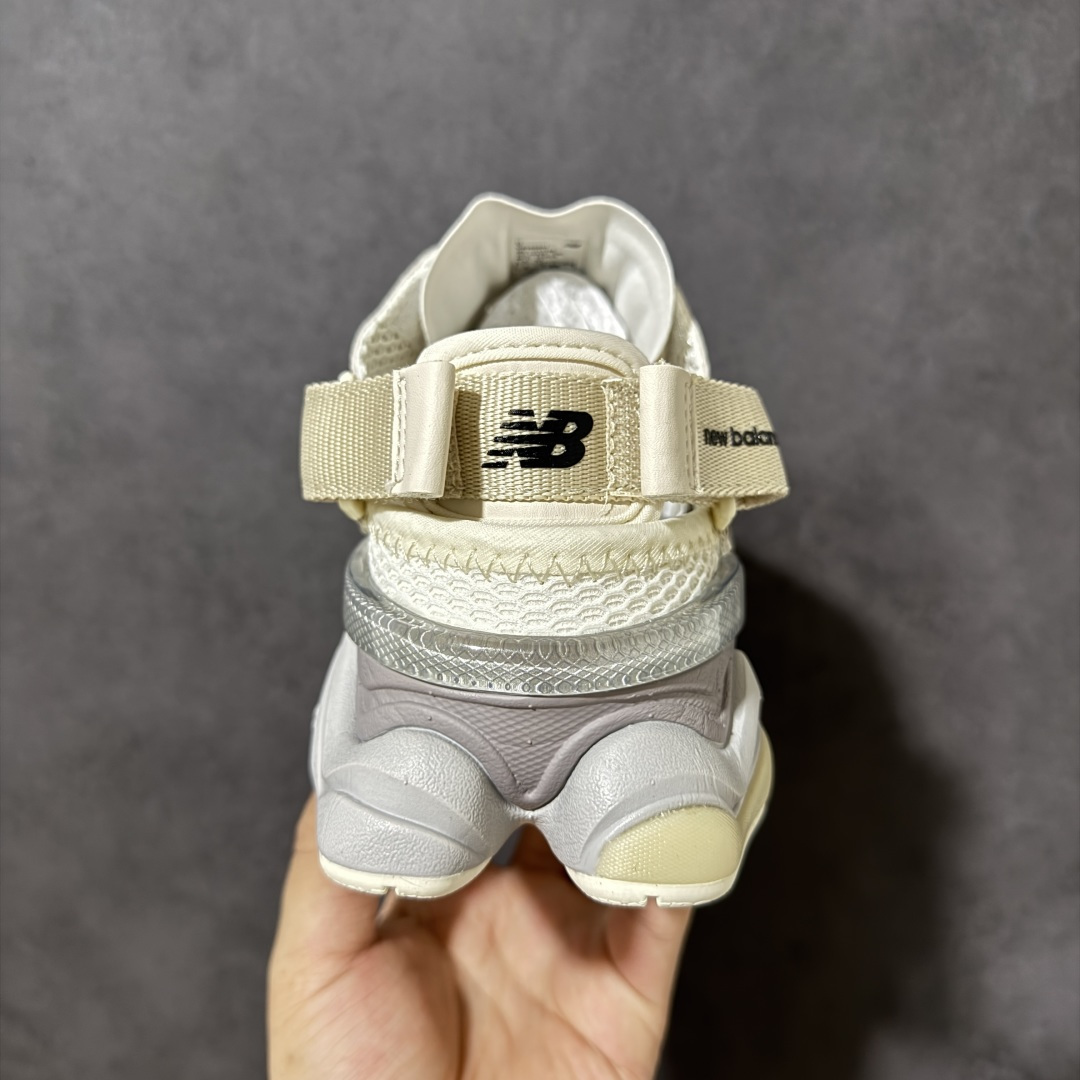 图片[4]-【公司级】New Balance NB 9060 复古单品 9060凉鞋 U90609IH 鞋款灵感源自设计师本人对夏日的怀日回忆。鞋面大身由空间双格及磨砂鞋面拼接而生，配以柔和、温暖的粉橘色调，夏日氛围拉满采用大面积网眼以及麂皮材质覆盖鞋身，还原经典气质。搭载ABZORB避震科技，由泡沫聚酯制成，上脚可以有效减少由鞋底反弹对身体及双腿的冲击 尺码：36 37 37.5 38 38.5 39.5 40 40.5 41 42 42.5 43 44 44.5 45 46-选品中心