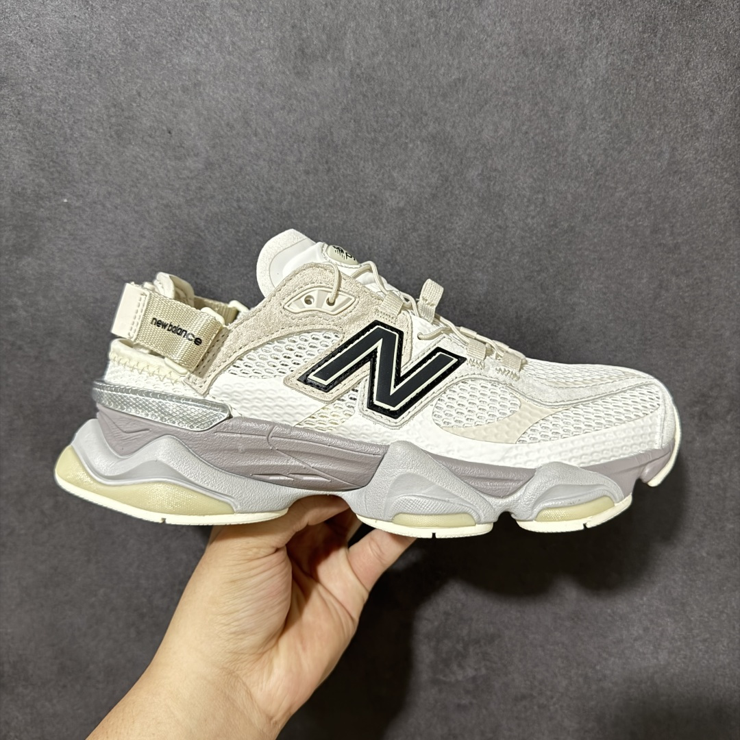 【公司级】New Balance NB 9060 复古单品 9060凉鞋 U90609IH 鞋款灵感源自设计师本人对夏日的怀日回忆。鞋面大身由空间双格及磨砂鞋面拼接而生，配以柔和、温暖的粉橘色调，夏日氛围拉满采用大面积网眼以及麂皮材质覆盖鞋身，还原经典气质。搭载ABZORB避震科技，由泡沫聚酯制成，上脚可以有效减少由鞋底反弹对身体及双腿的冲击 尺码：36 37 37.5 38 38.5 39.5 40 40.5 41 42 42.5 43 44 44.5 45 46-选品中心
