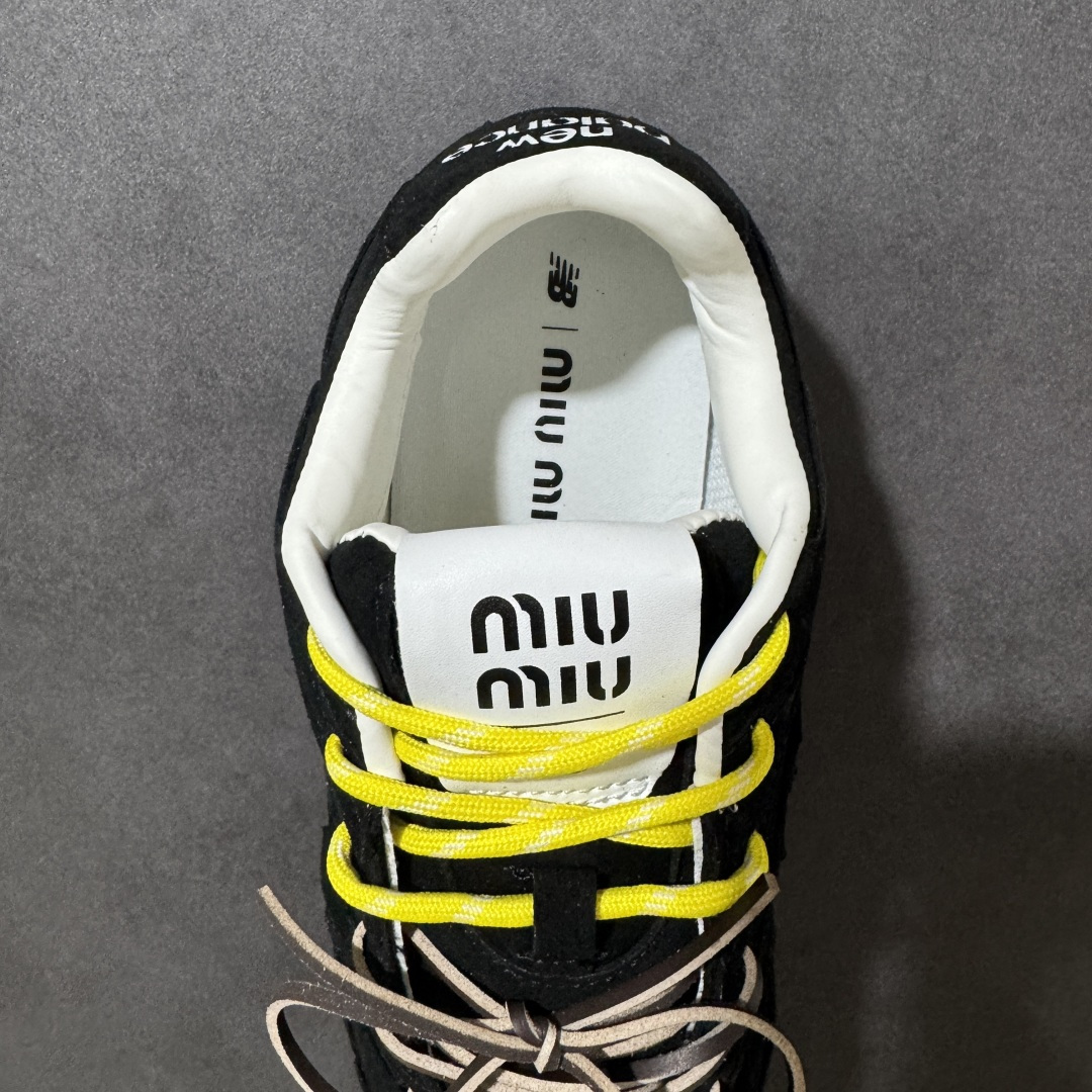 图片[6]-【公司级】MiuMiu缪缪 x New Balance NB530 联名复古运动休闲阿甘德训鞋 顶级礼盒版本 内里：原版进口羊皮里 鞋底：原版开模防滑生胶底 货号： ECAP523059B 尺码：36 36.5 37.5 38 38.5 39 40 40.5 41 42 42.5 43 44 44.5 45-选品中心